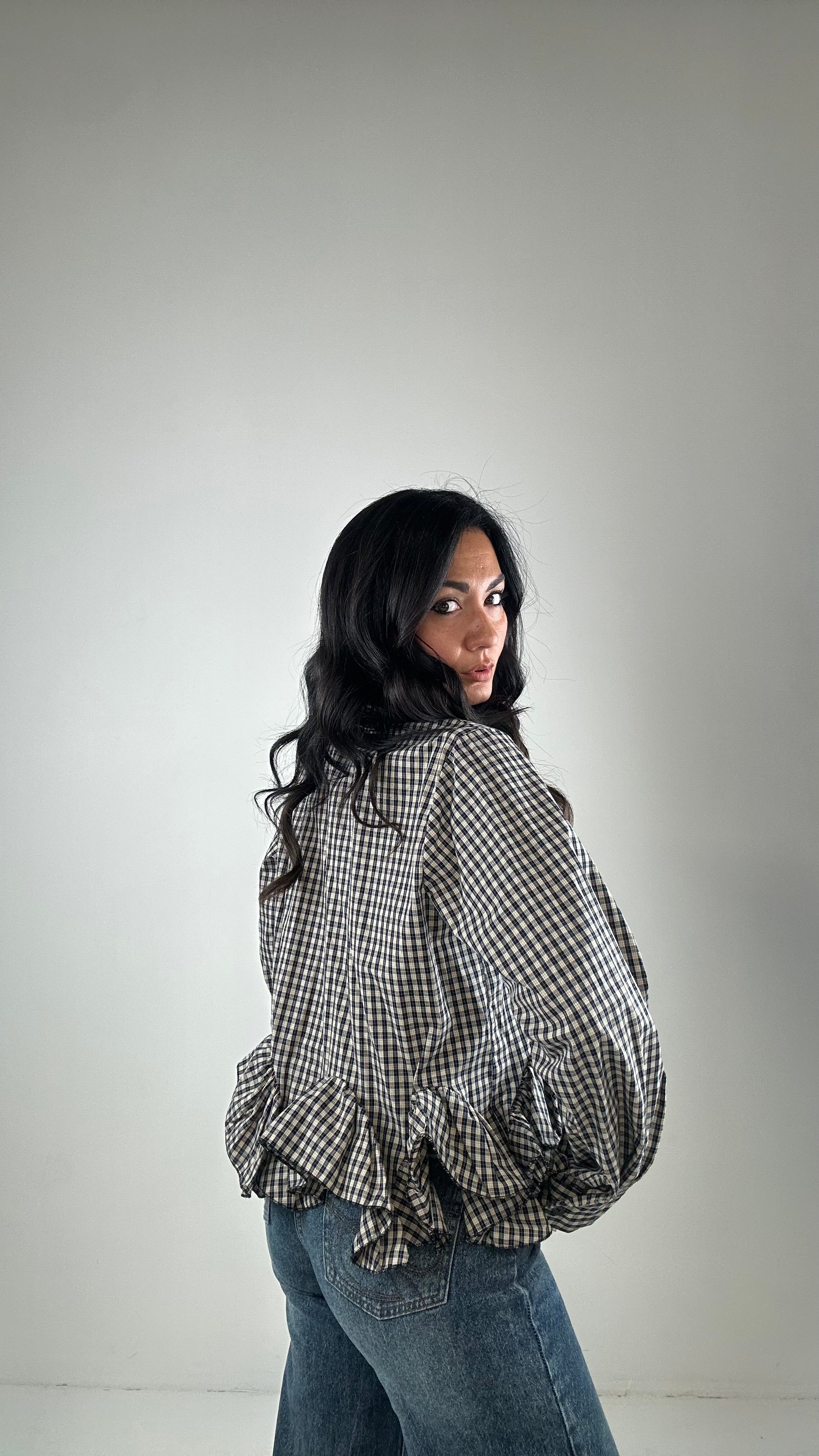 Camicia QUADRI E ROUGE - BLU