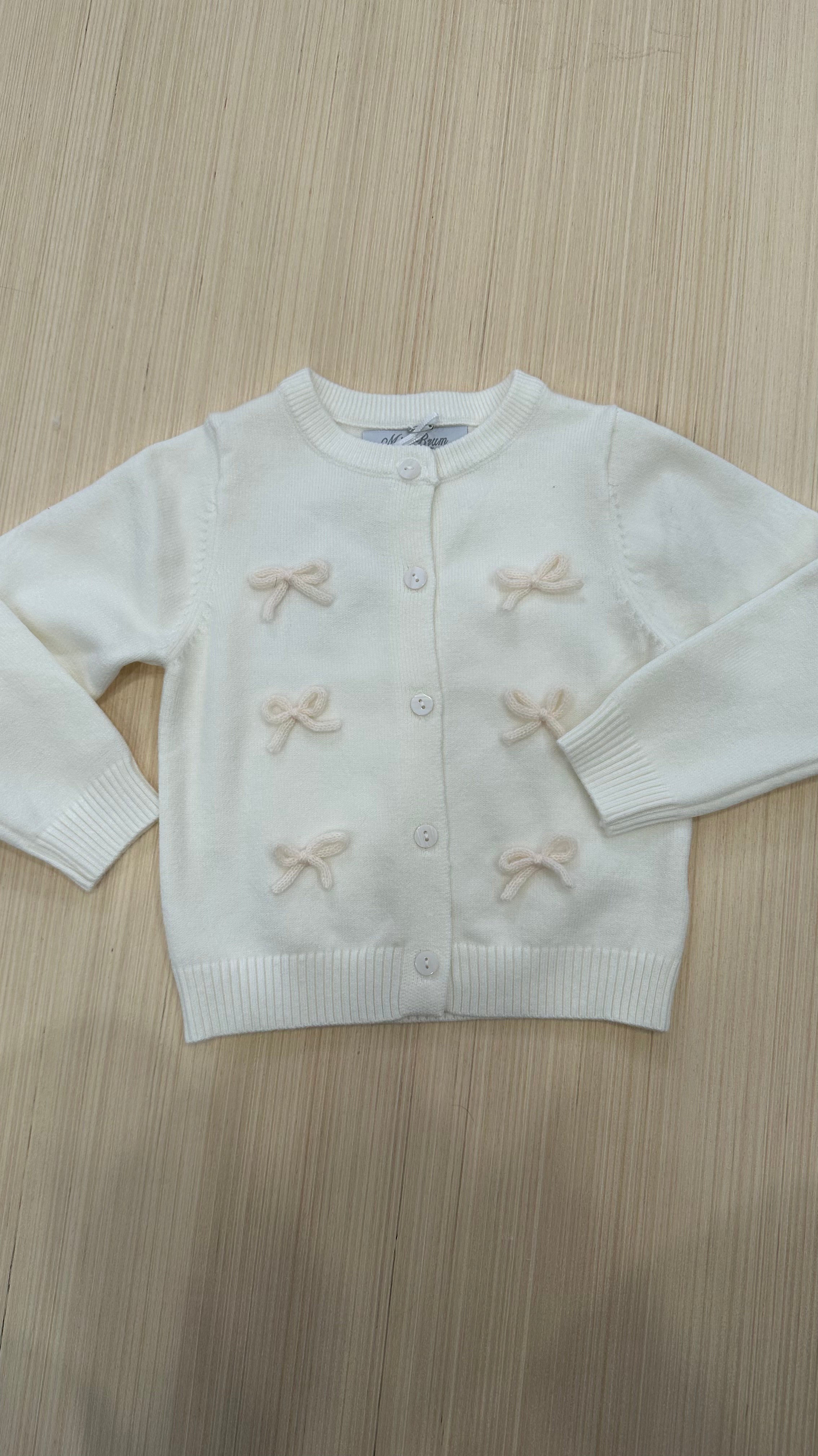 Cardigan FIOCCHETTI 12-36M - PANNA