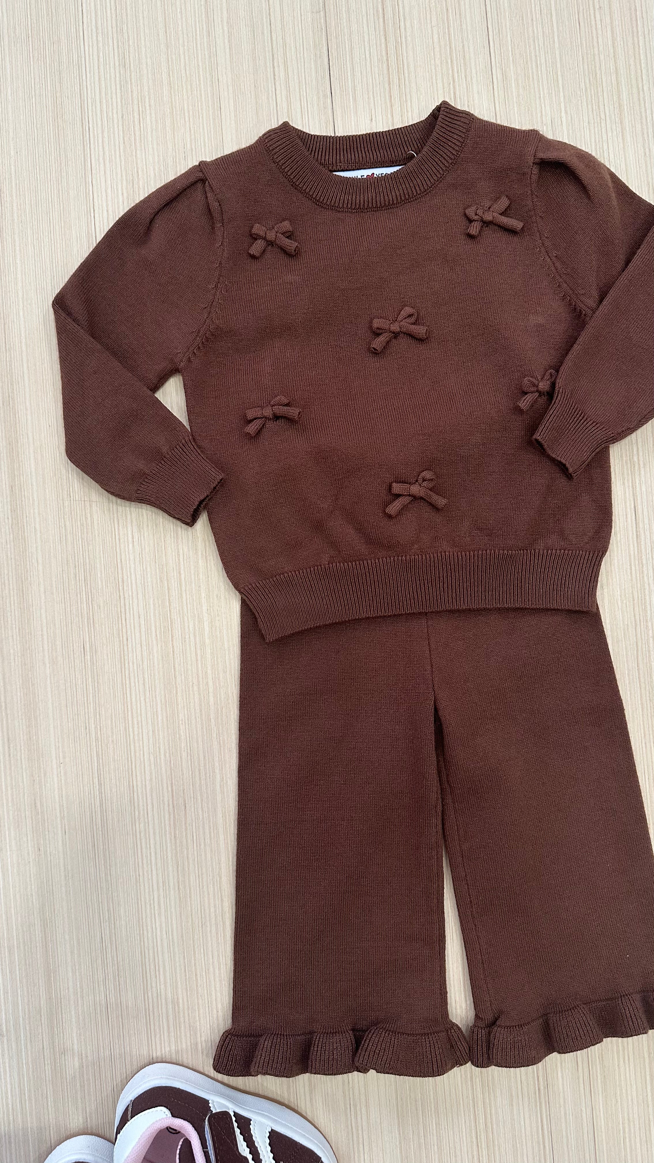 Coordinato FIOCCHI 12-36M - MARRONE