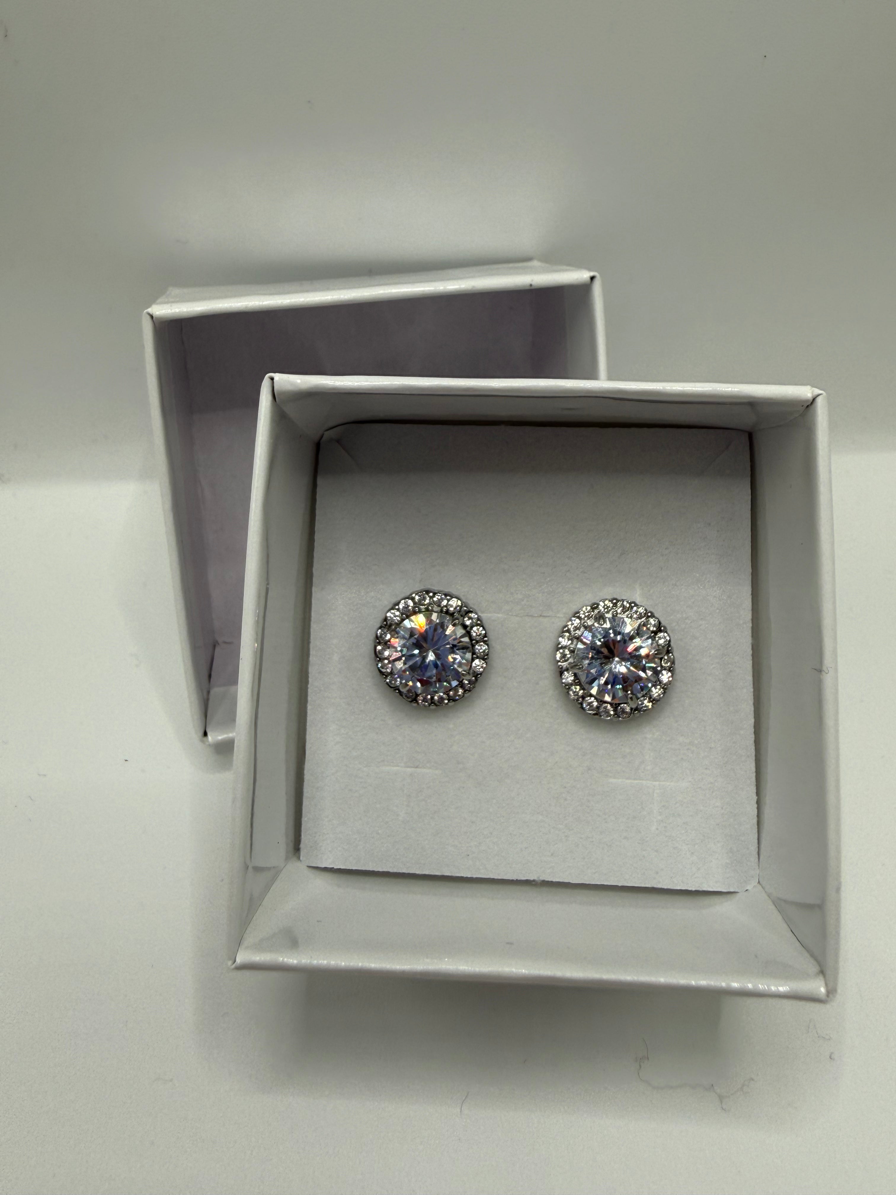 Orecchino DOPPIO ALON - ARGENTO