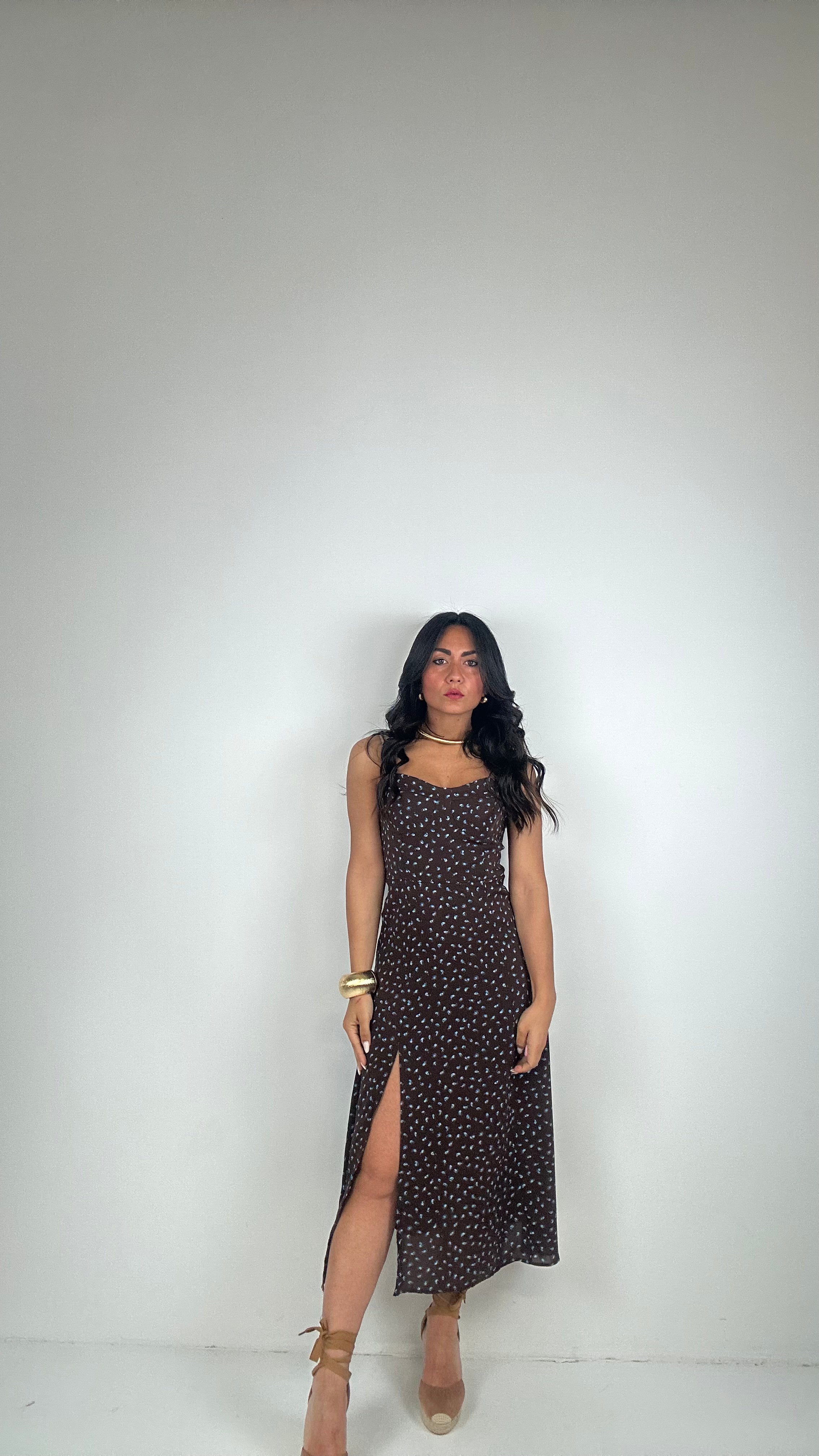 Vestito LACCETTO SUMMER - MARRONE