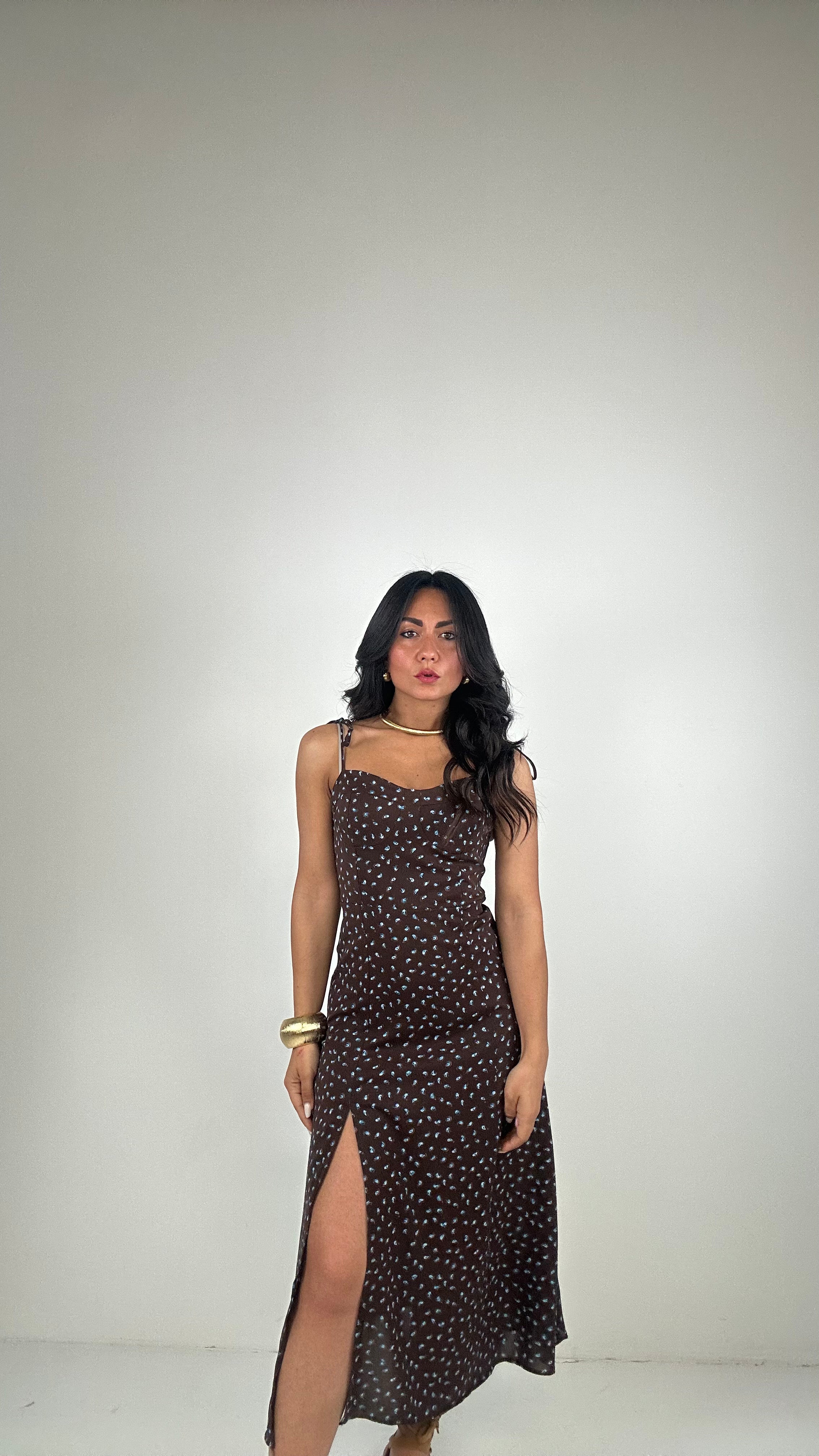 Vestito LACCETTO SUMMER - MARRONE