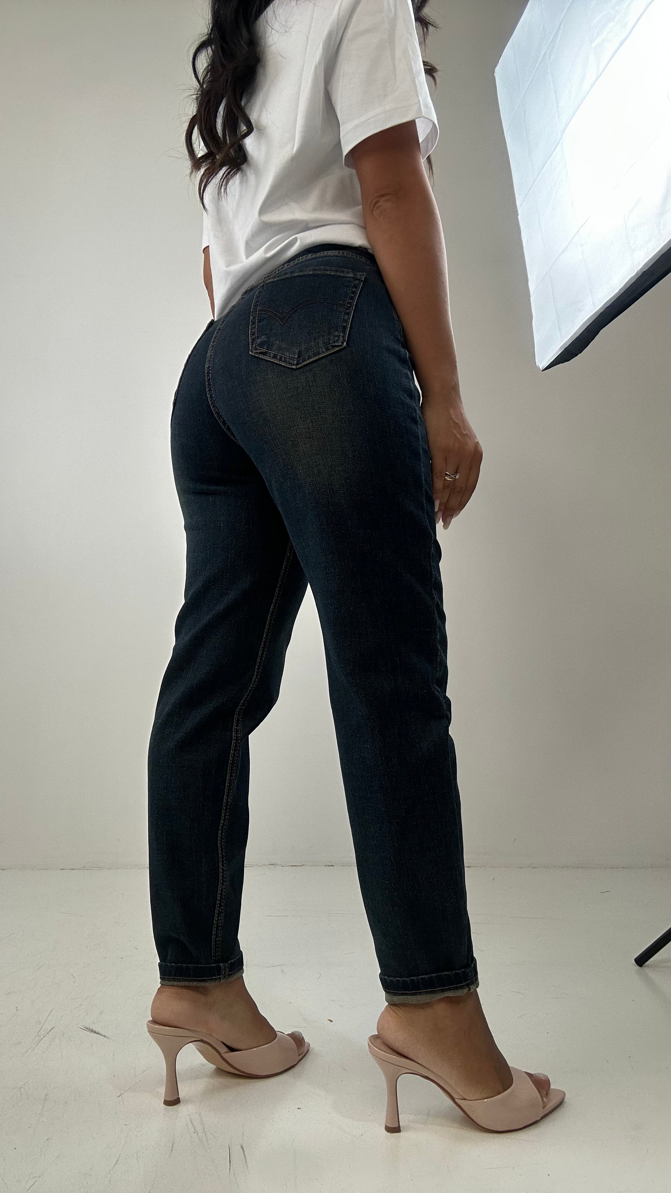 Jeans MOM CON CINTURA - JEANS