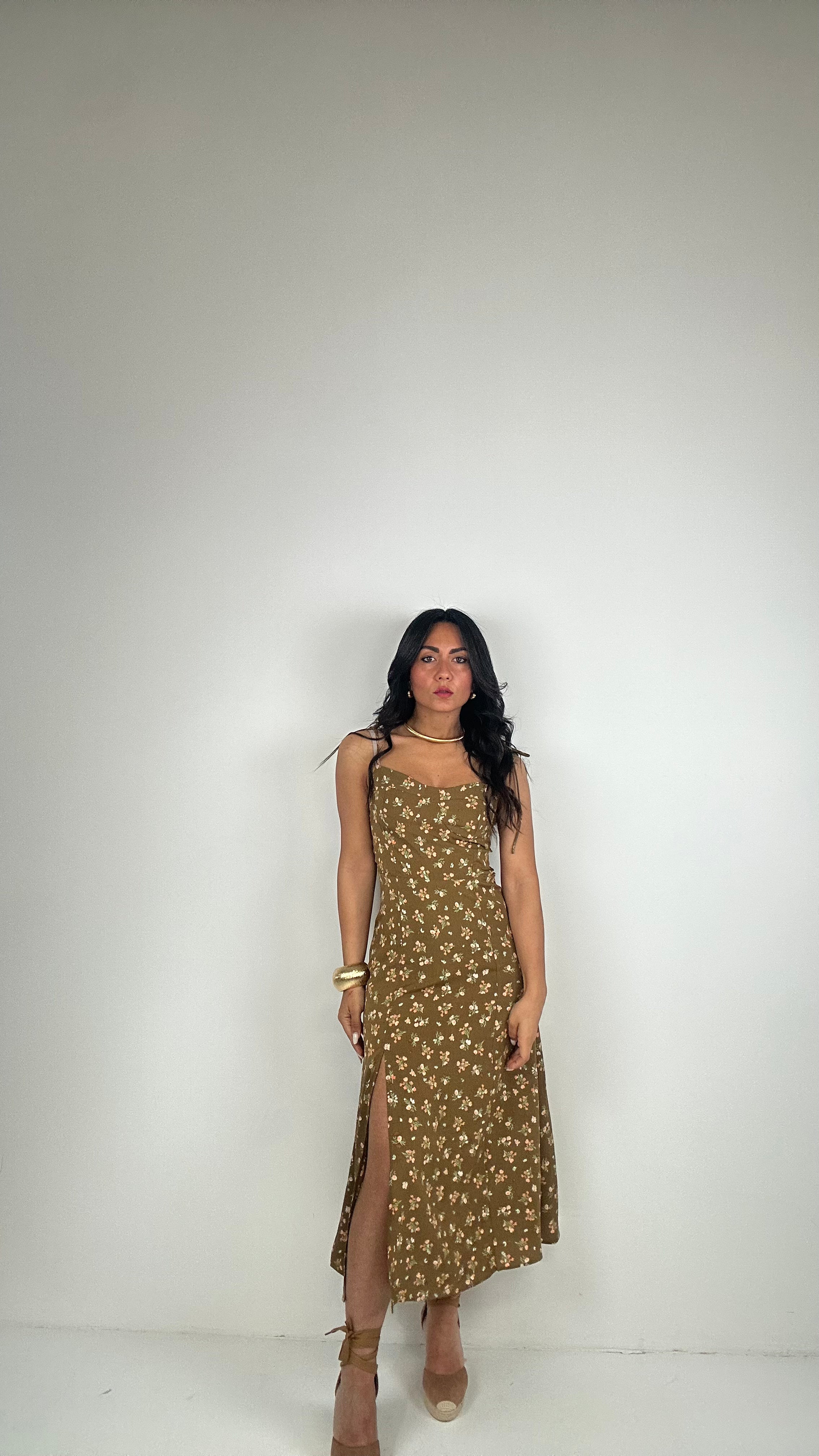 Vestito LACCETTO SUMMER - VERDE MILITARE