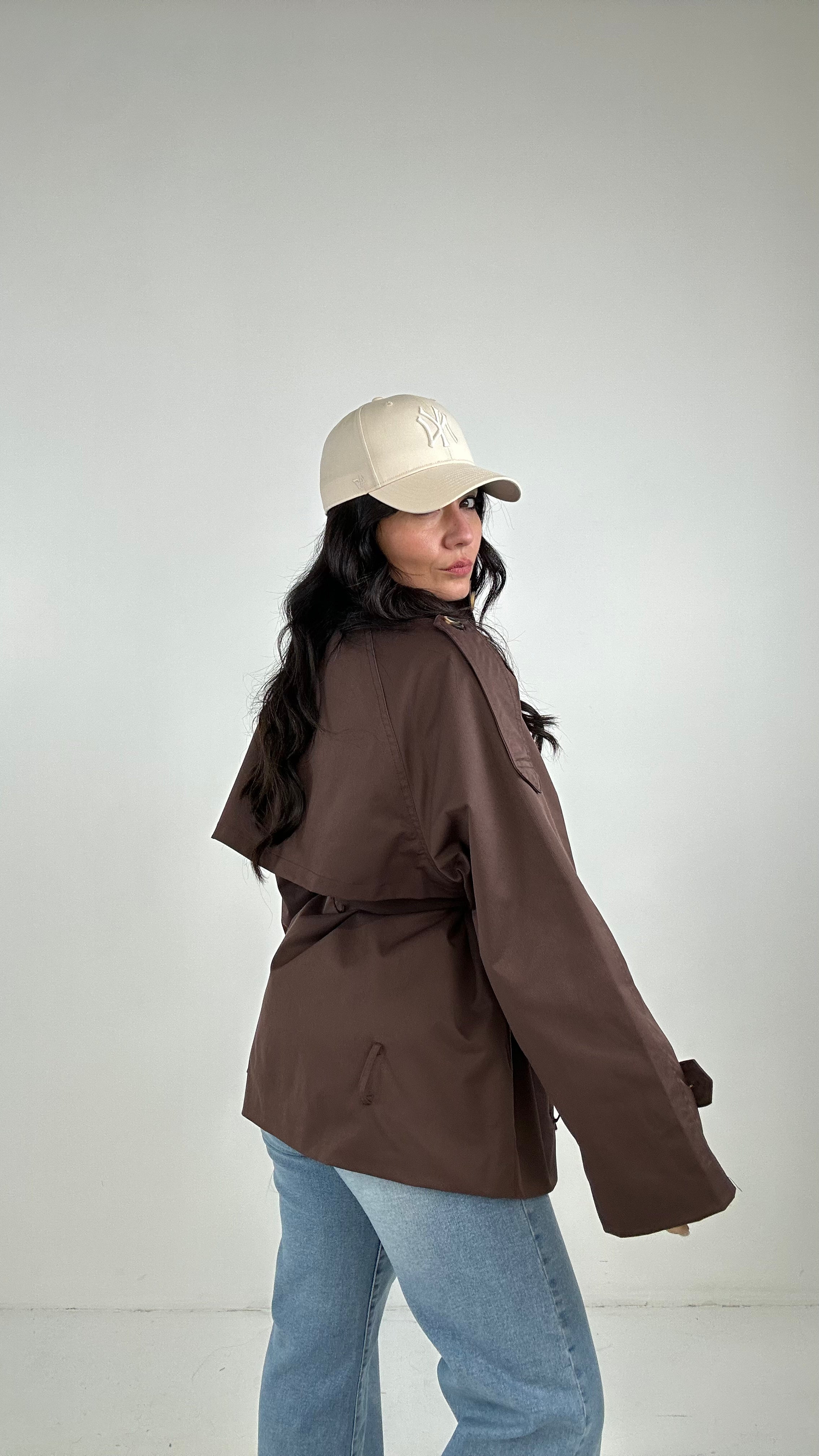 Trench COLLO - MARRONE