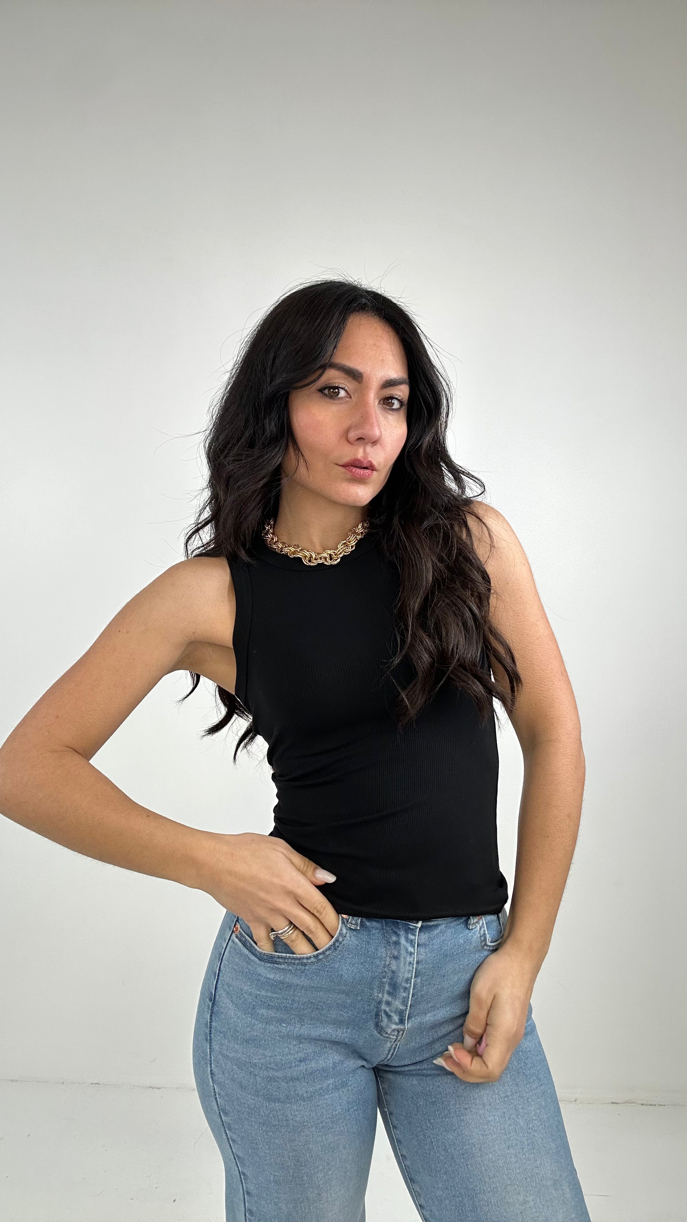 Canotta A COSTINE - NERO