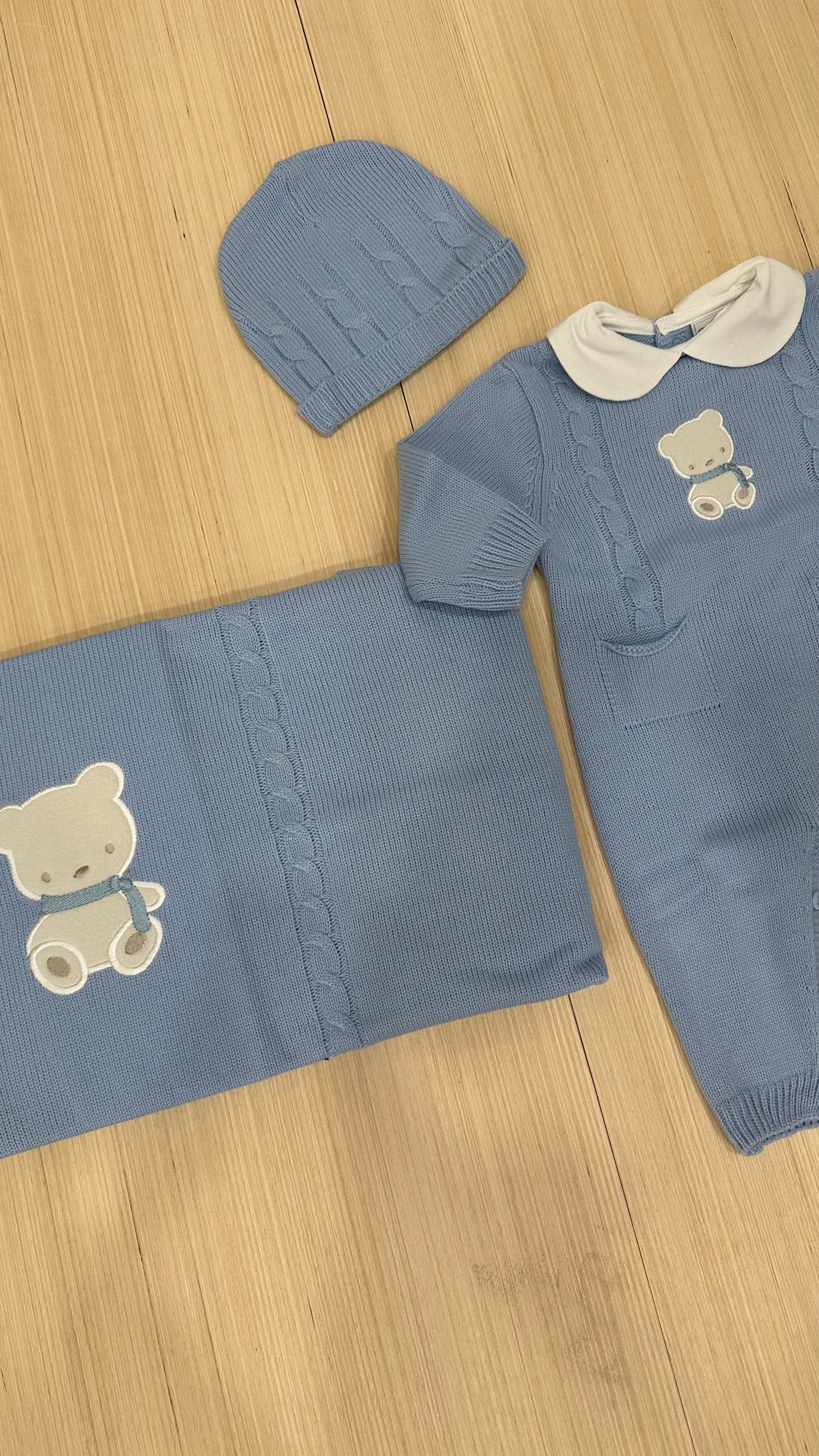 Set PASTELLO ORSETTO - AZZURRO