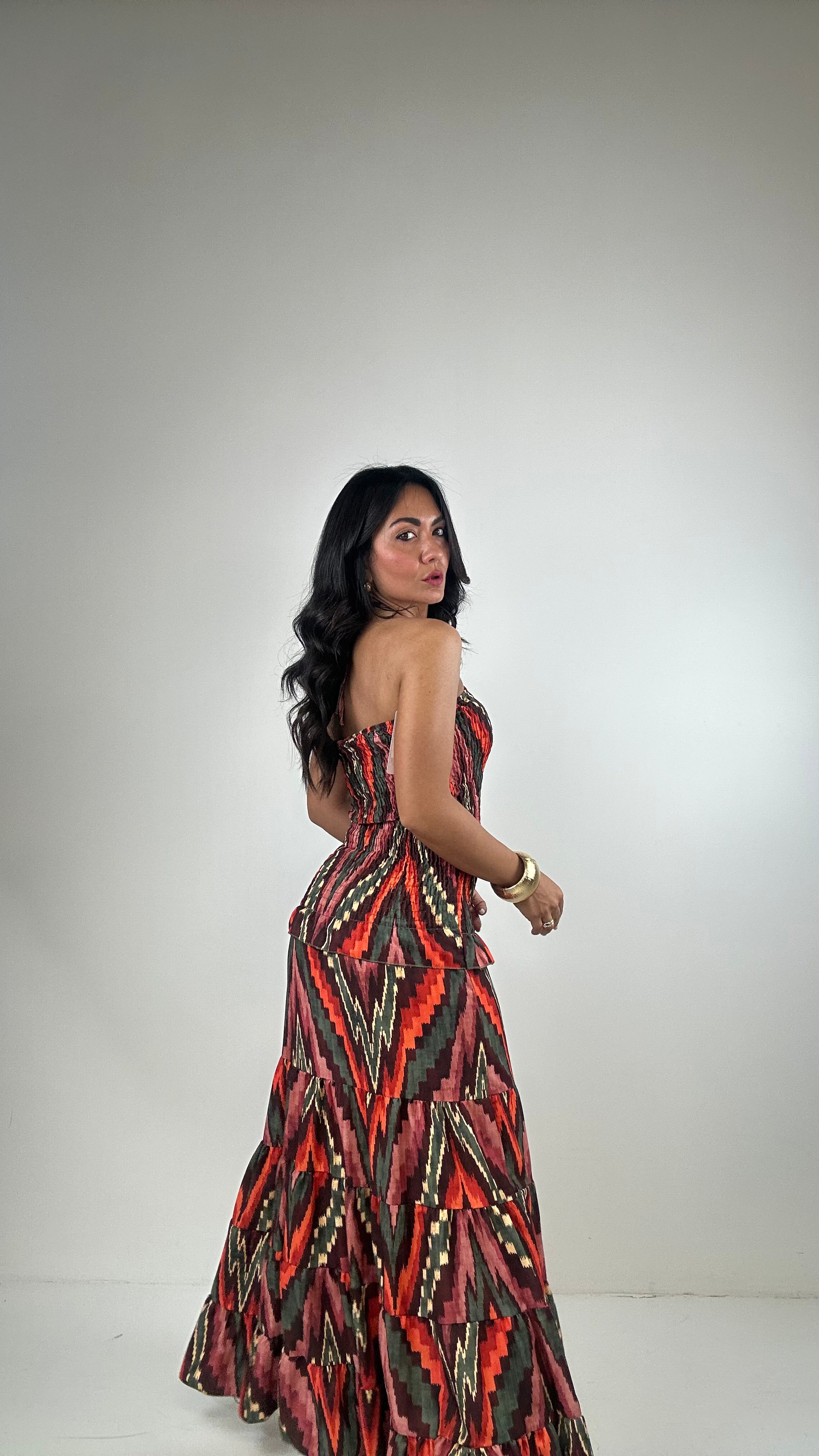 Vestito TRIBAL - ARANCIO