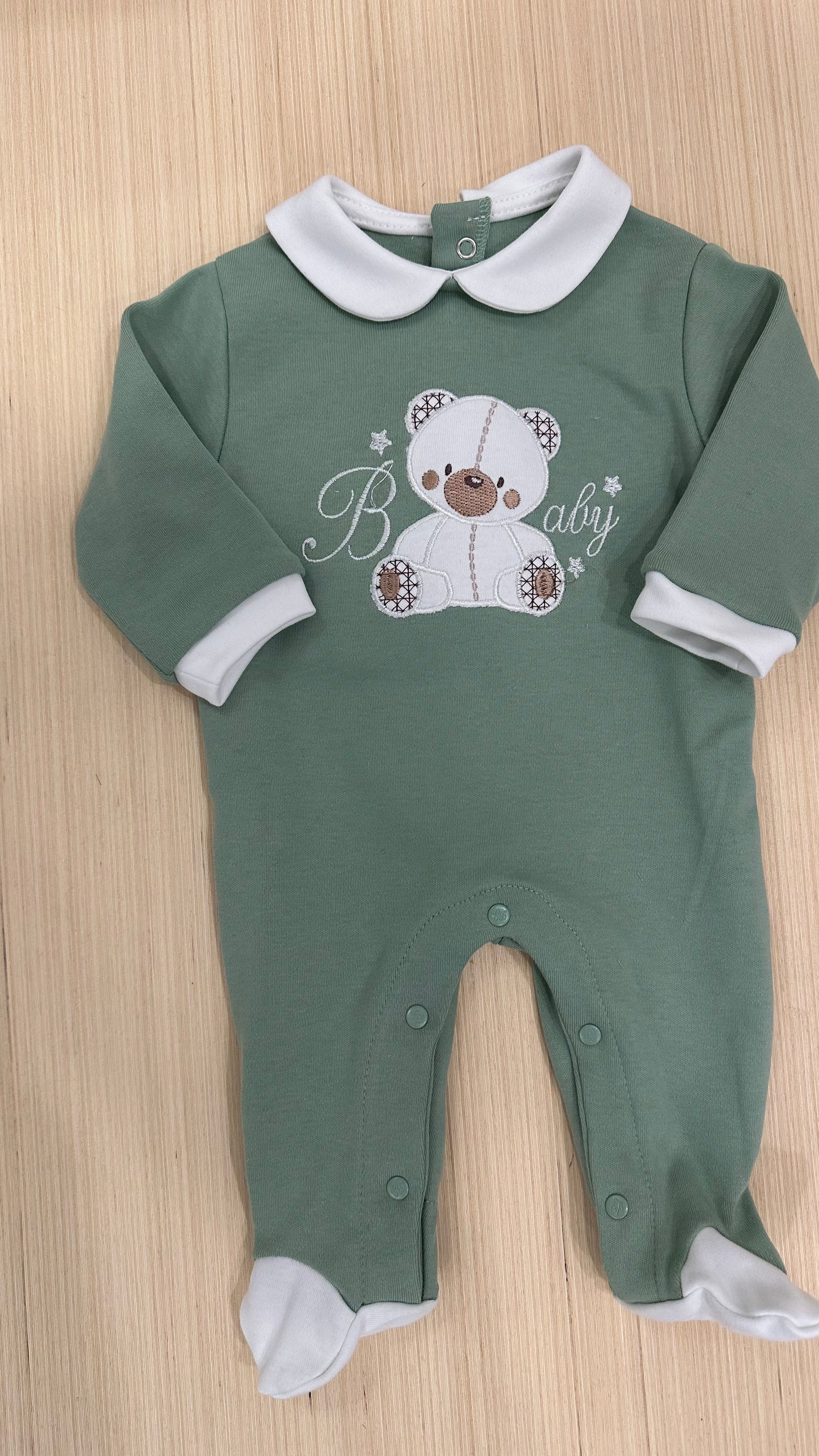Tutina CALDO COTONE BABY - VERDE