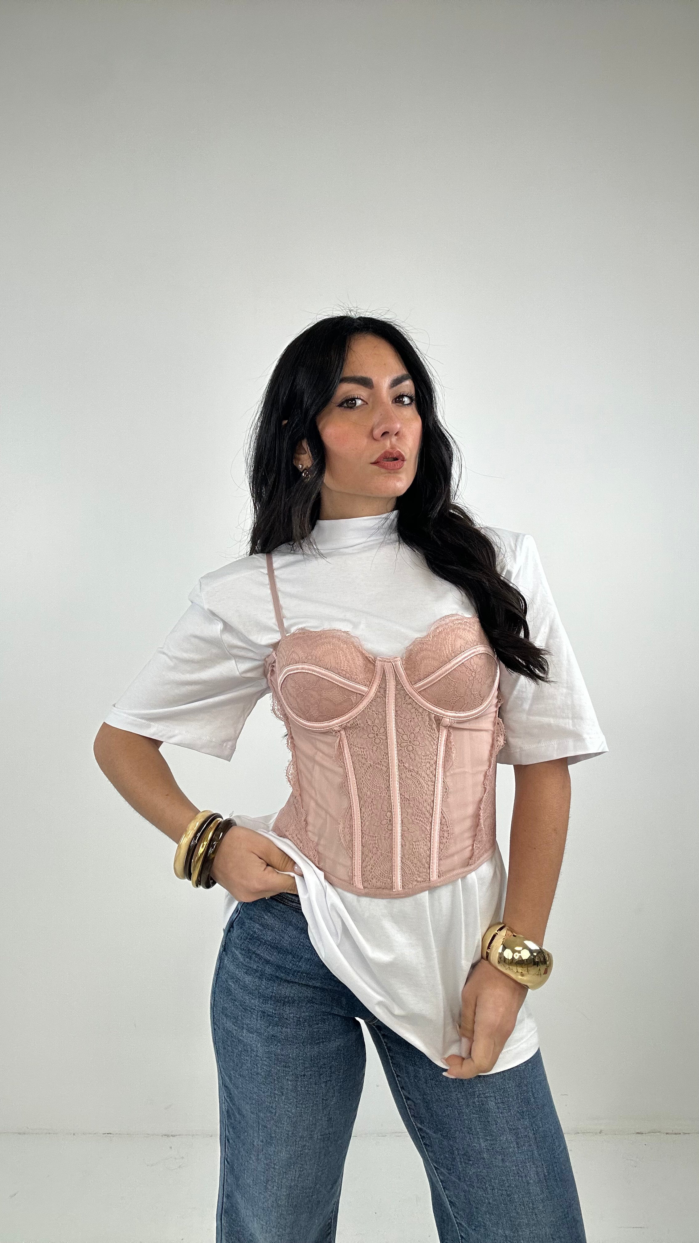 Corpetto BRIDGERTON - ROSA