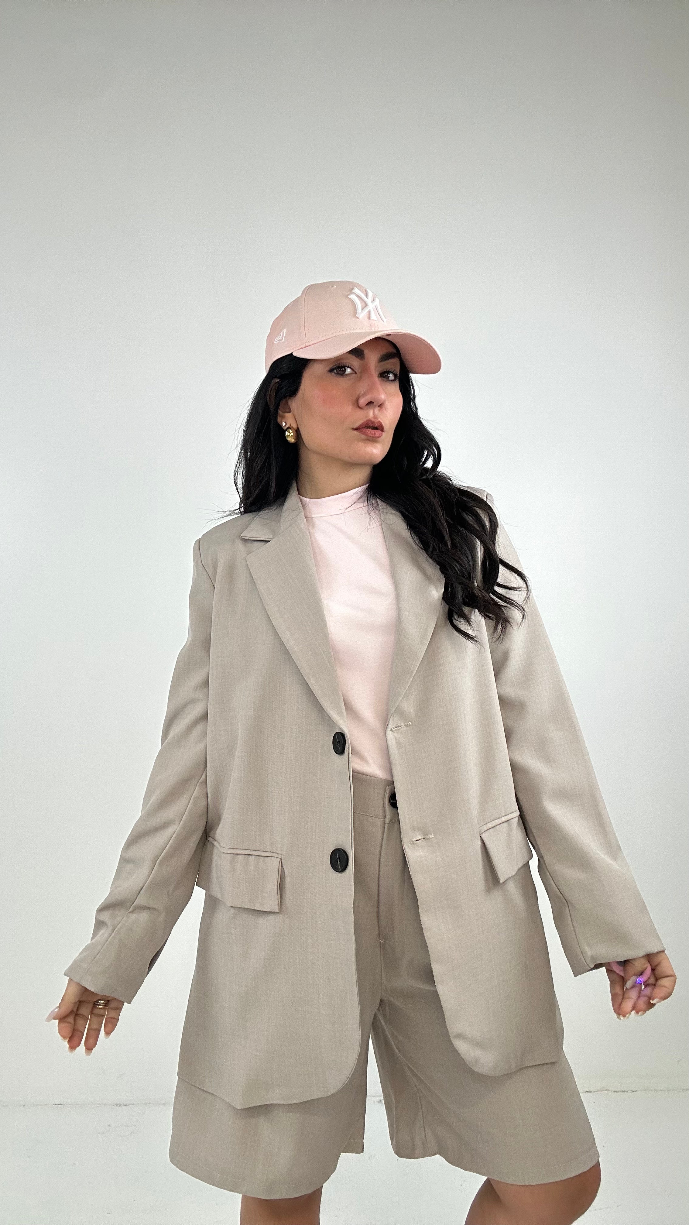 Tailleur SHORTS - BEIGE