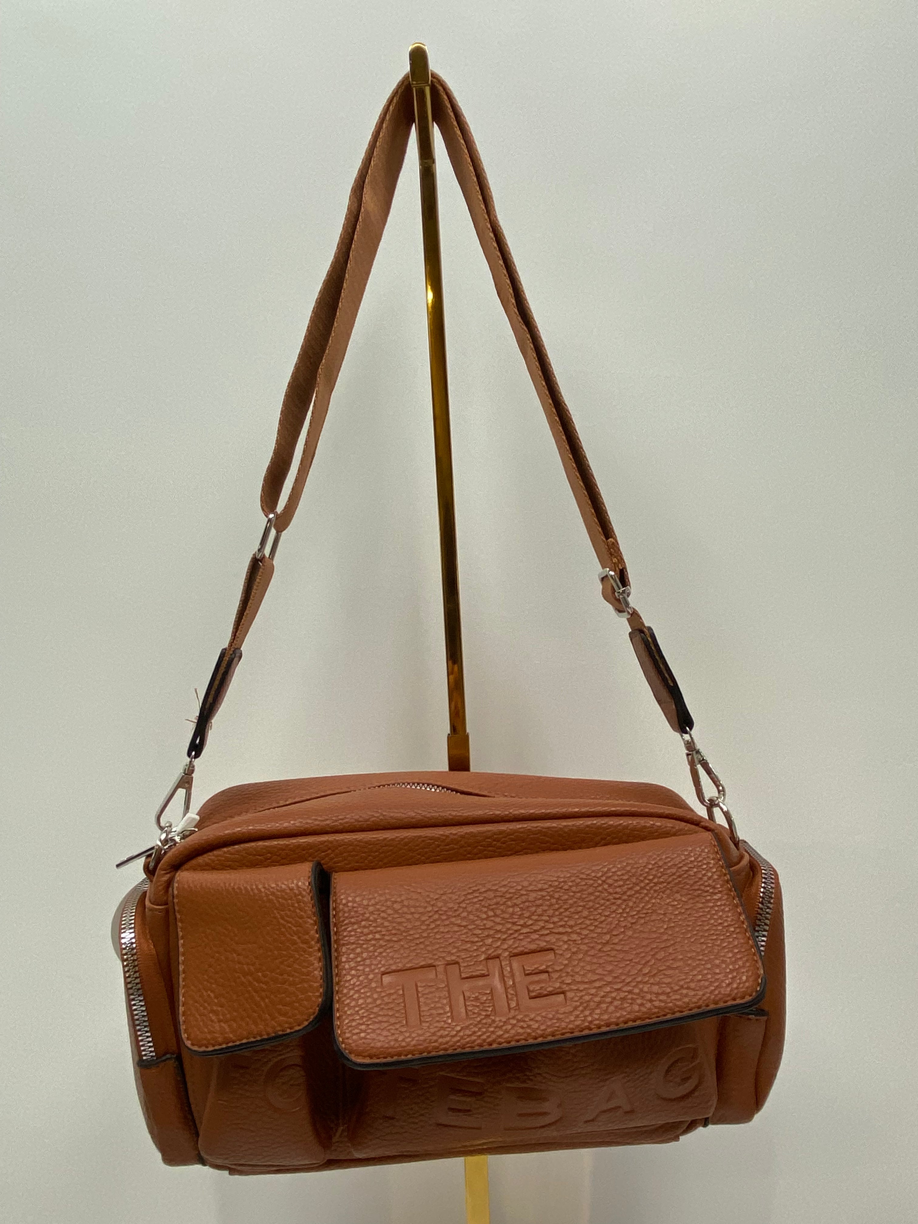 Borsa THE TOTE TASCHINI - CUOIO