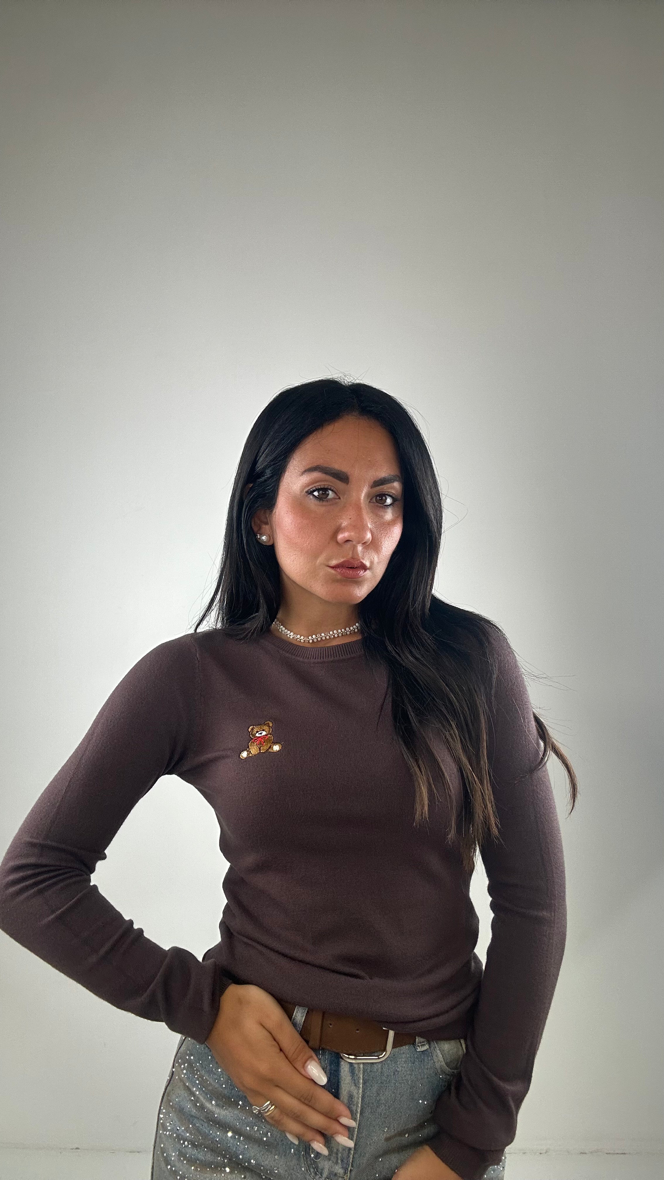 Pull ORSETTO MINI - MARRONE
