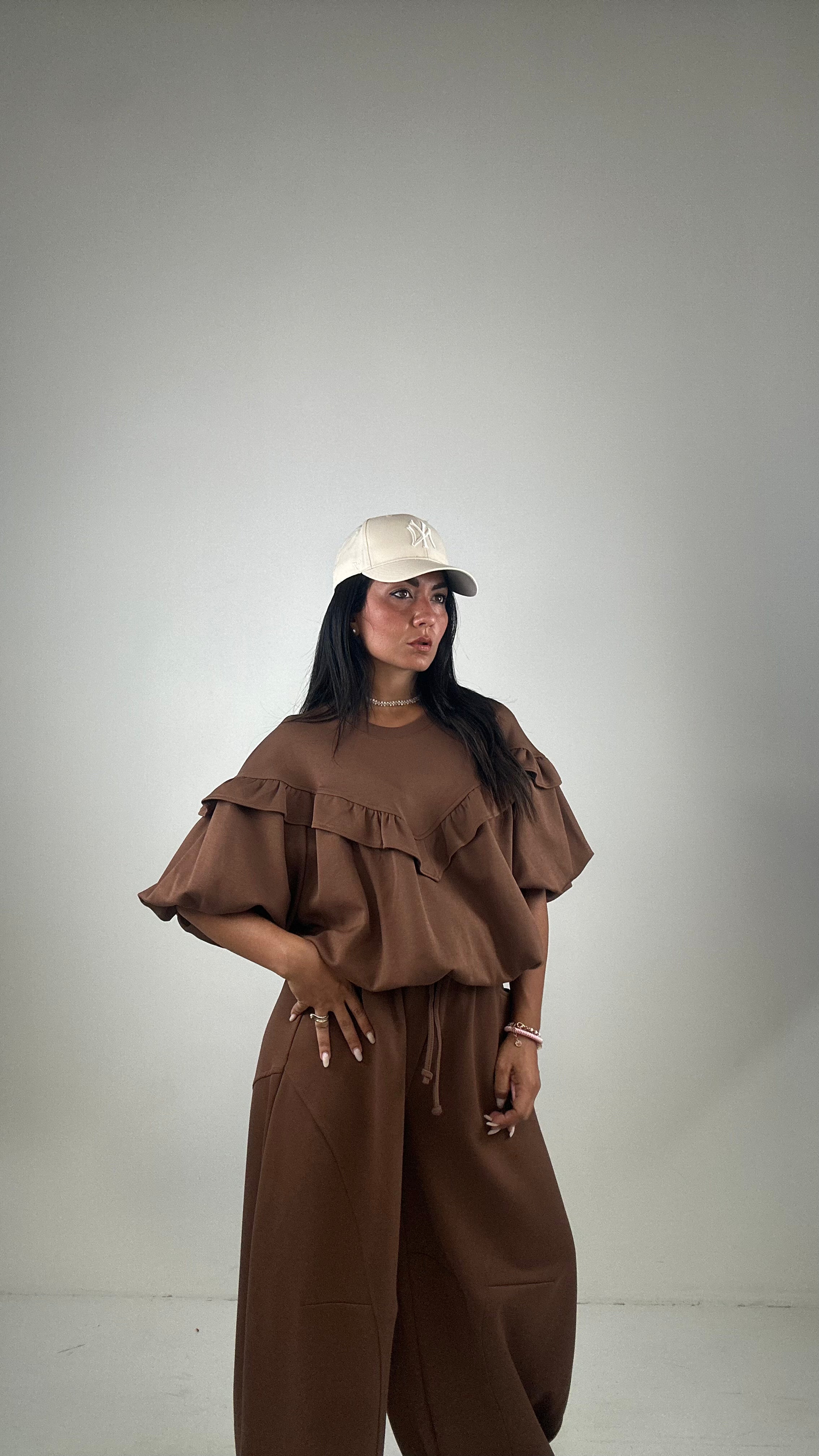 Maglia LUMINA TUTA VOLANT - CAMMELLO