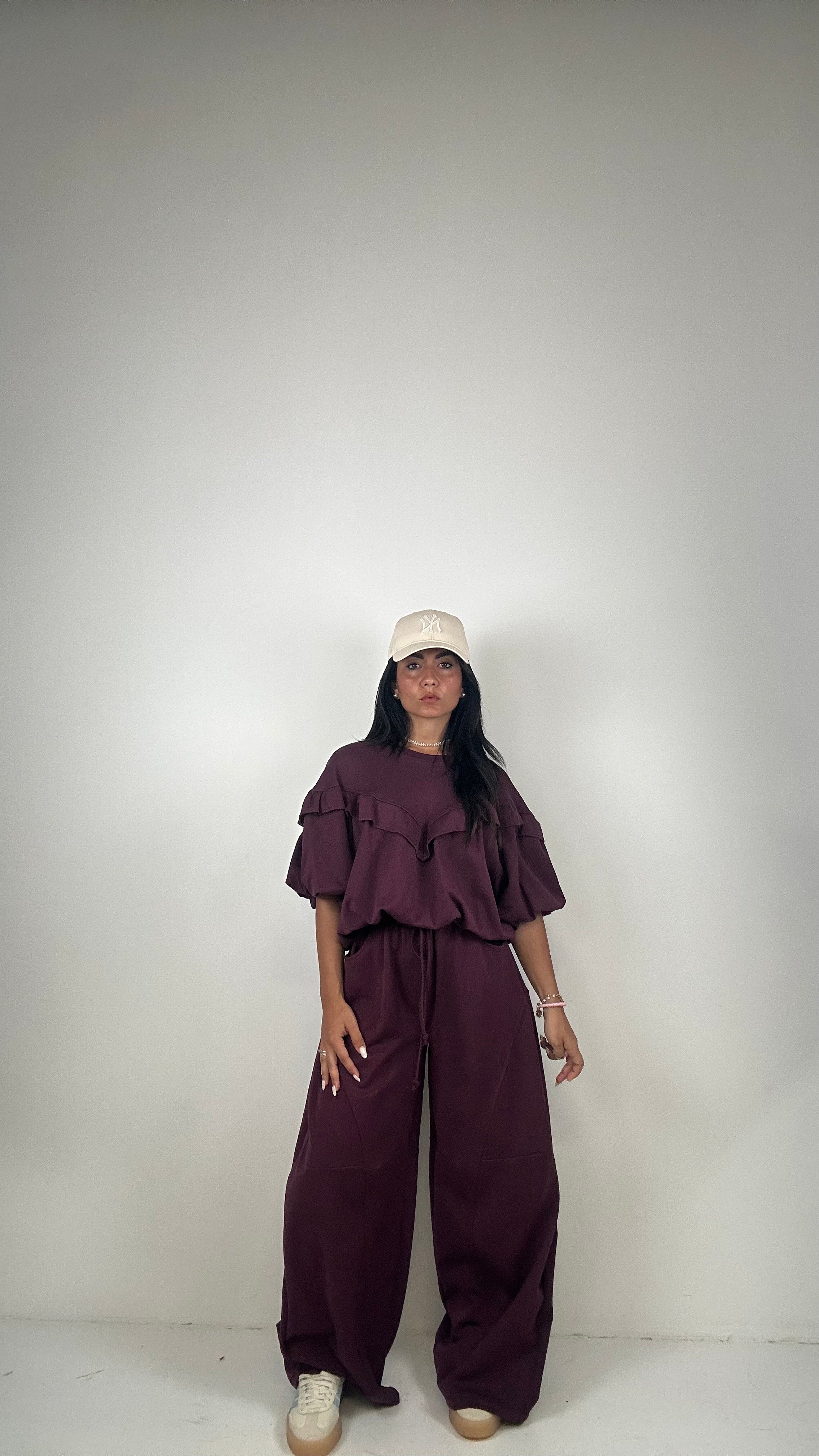 Pantalone LUMINA TUTI - BORDEAUX