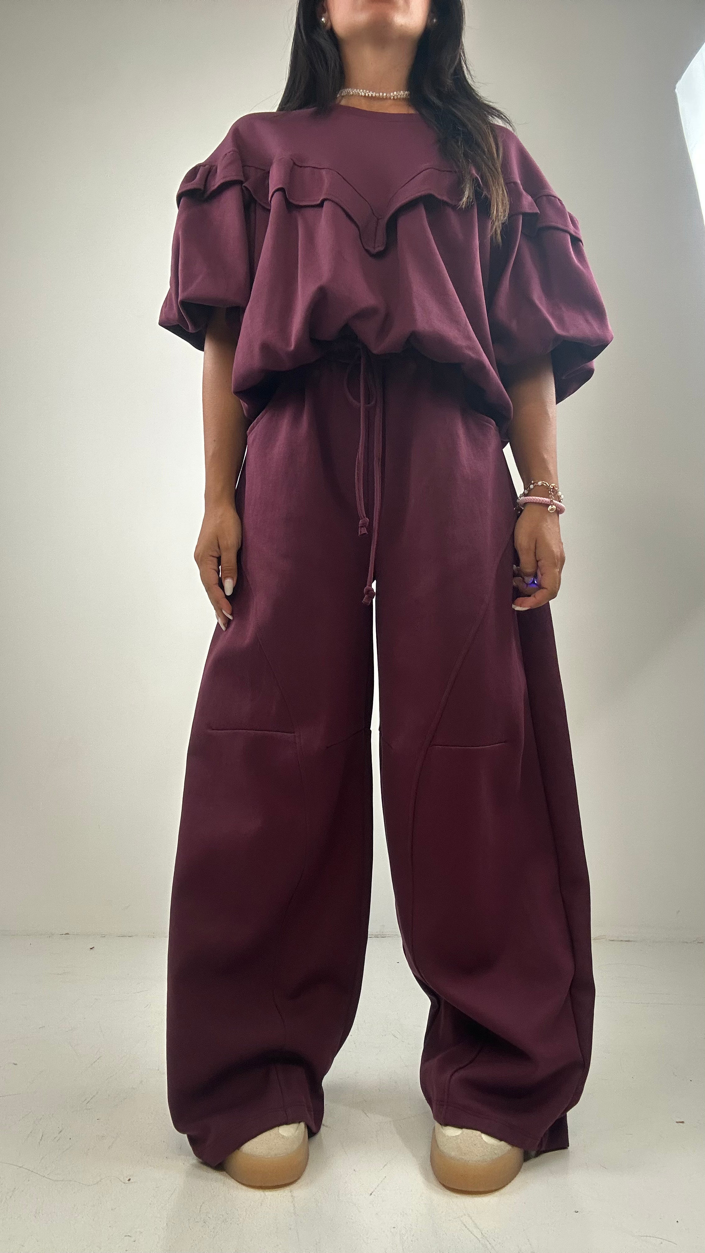 Pantalone LUMINA TUTI - BORDEAUX