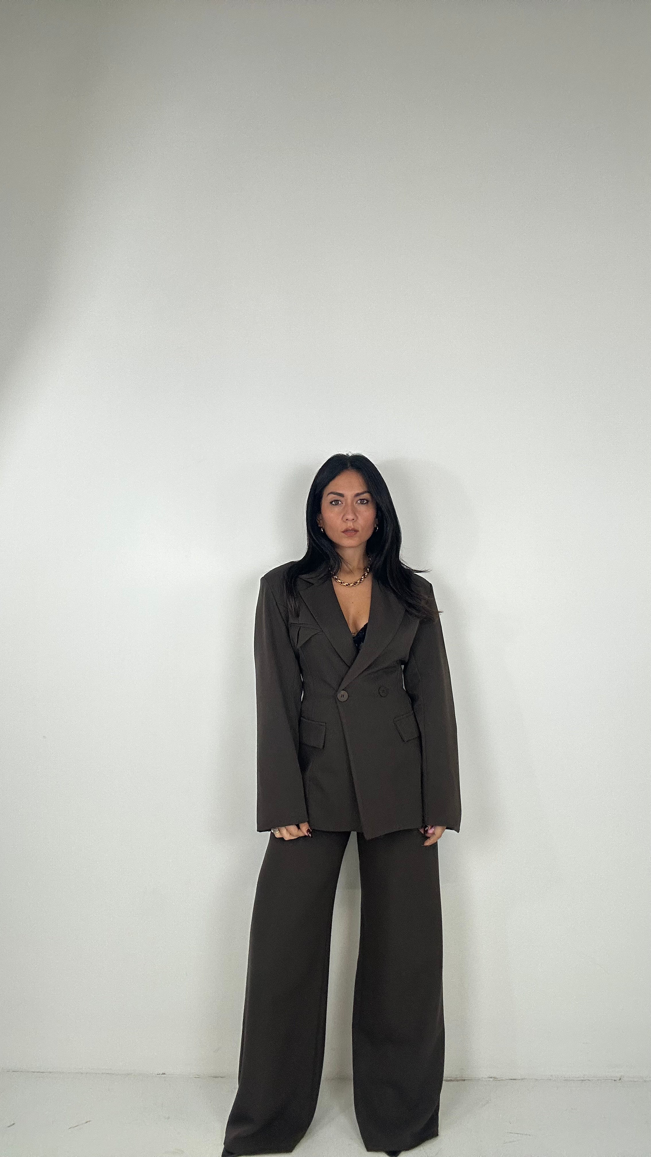 Tailleur TRIANGLE - MARRONE