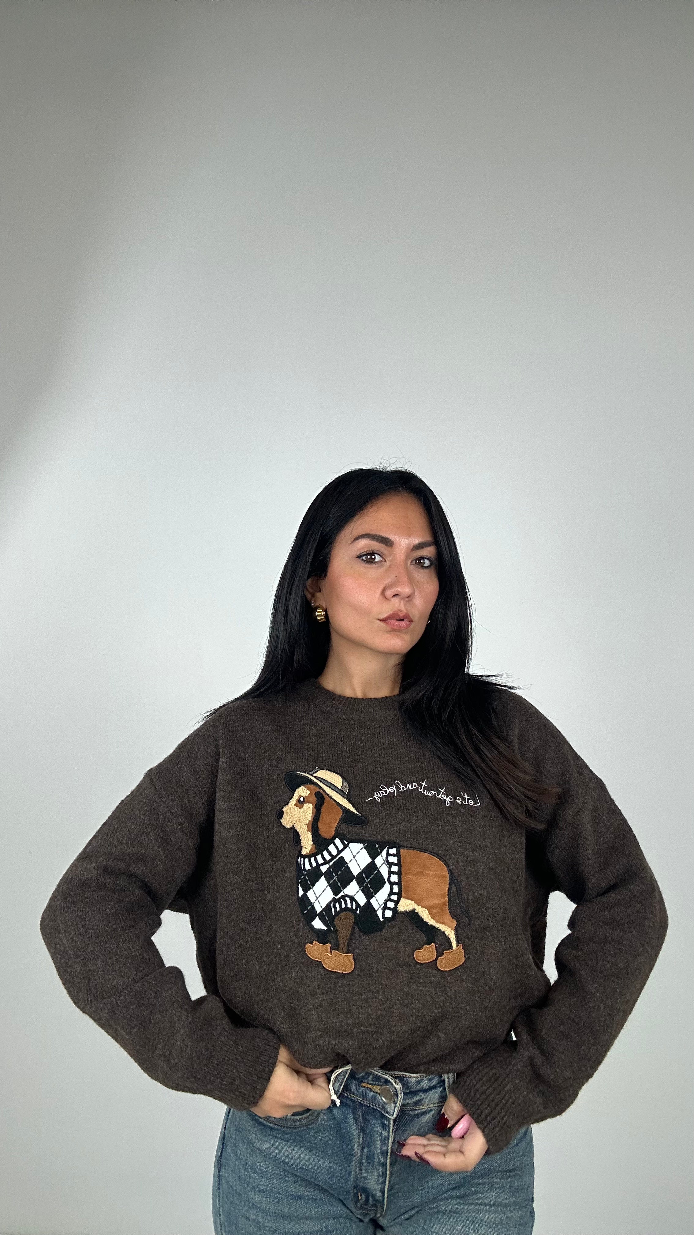 Pull BASSOTTO GO - MARRONE