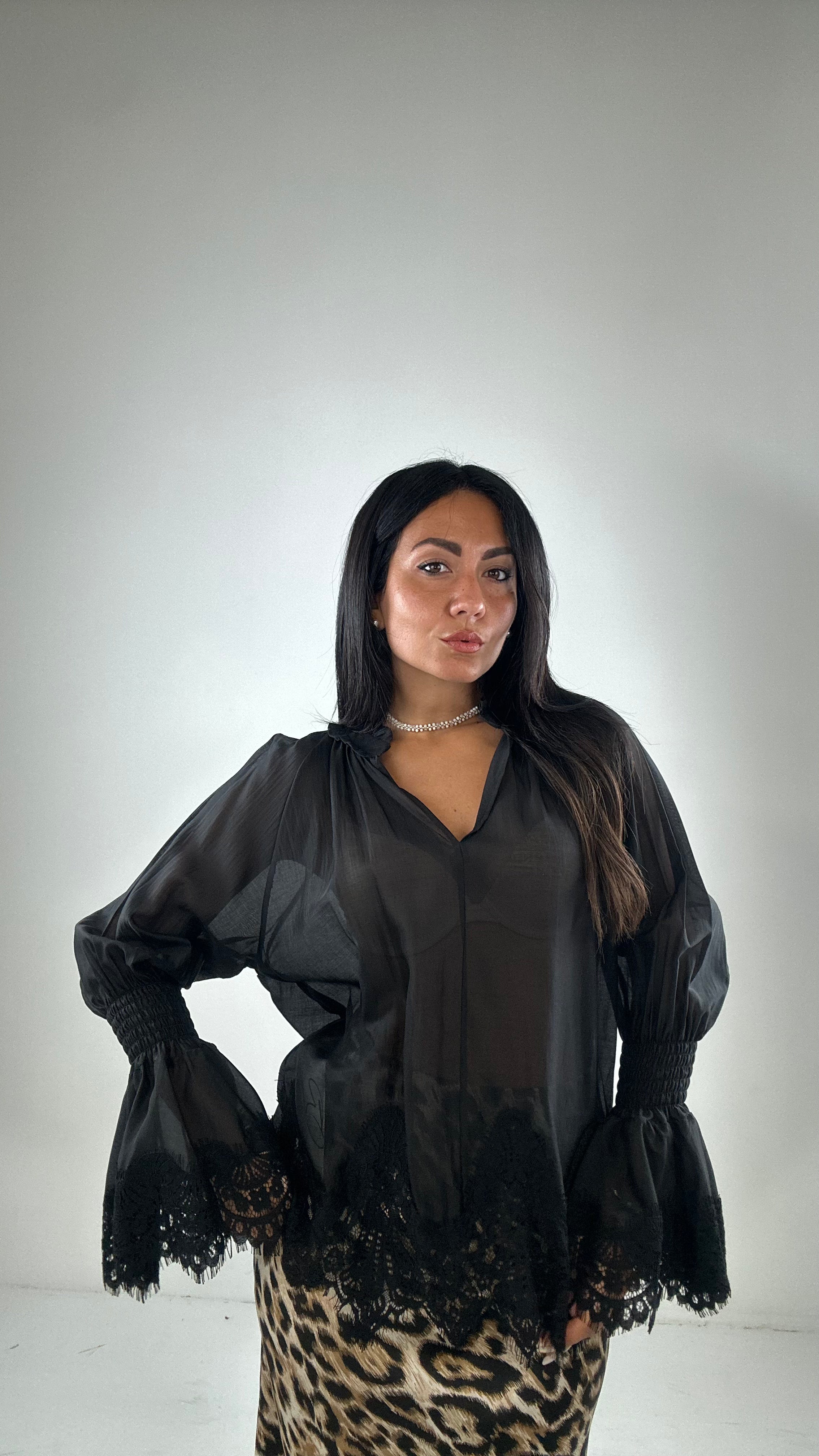 Camicia SISSI - NERO