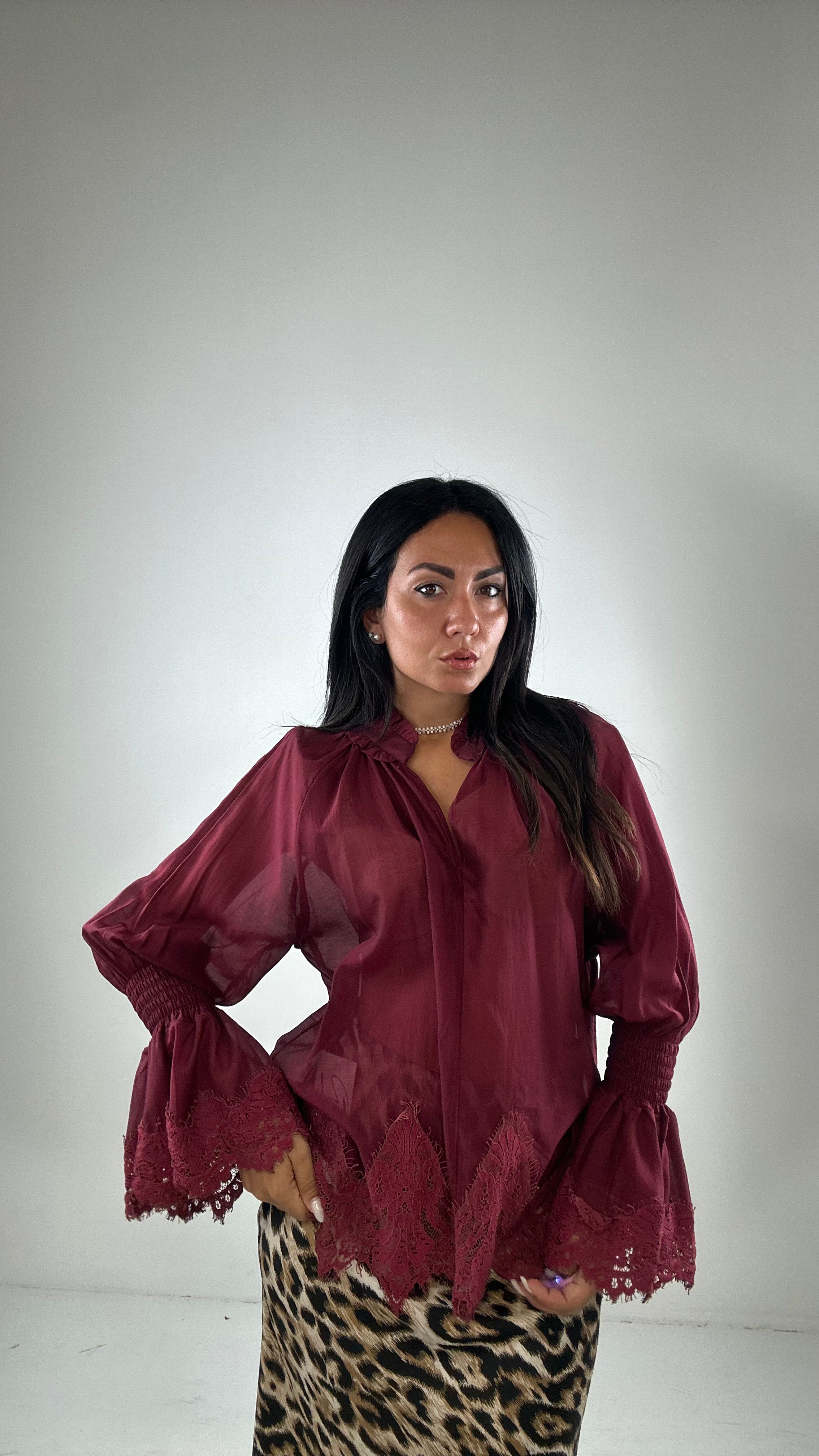 Camicia SISSI - BORDEAUX
