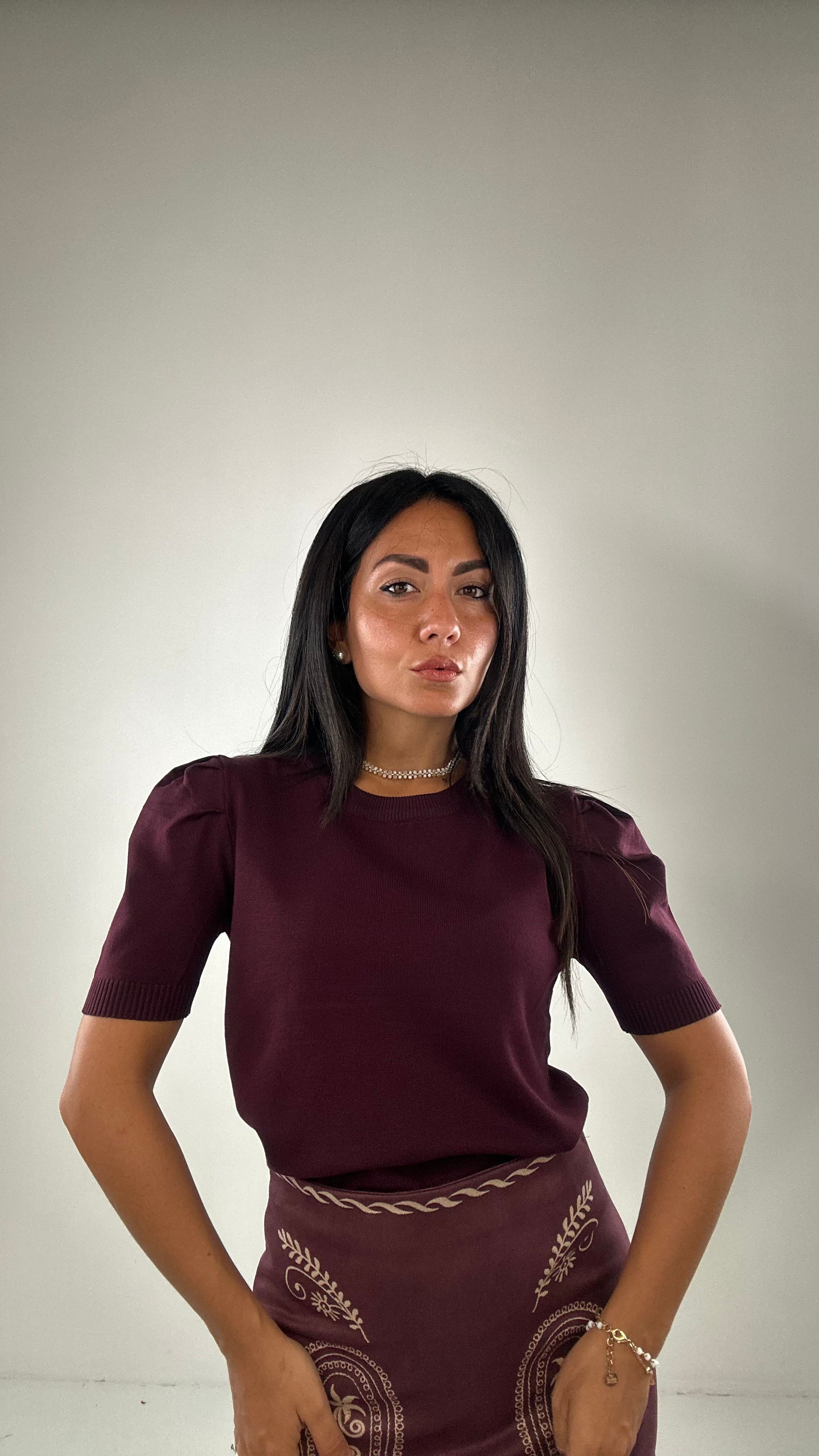 Maglia MANICA PALLON - BORDEAUX