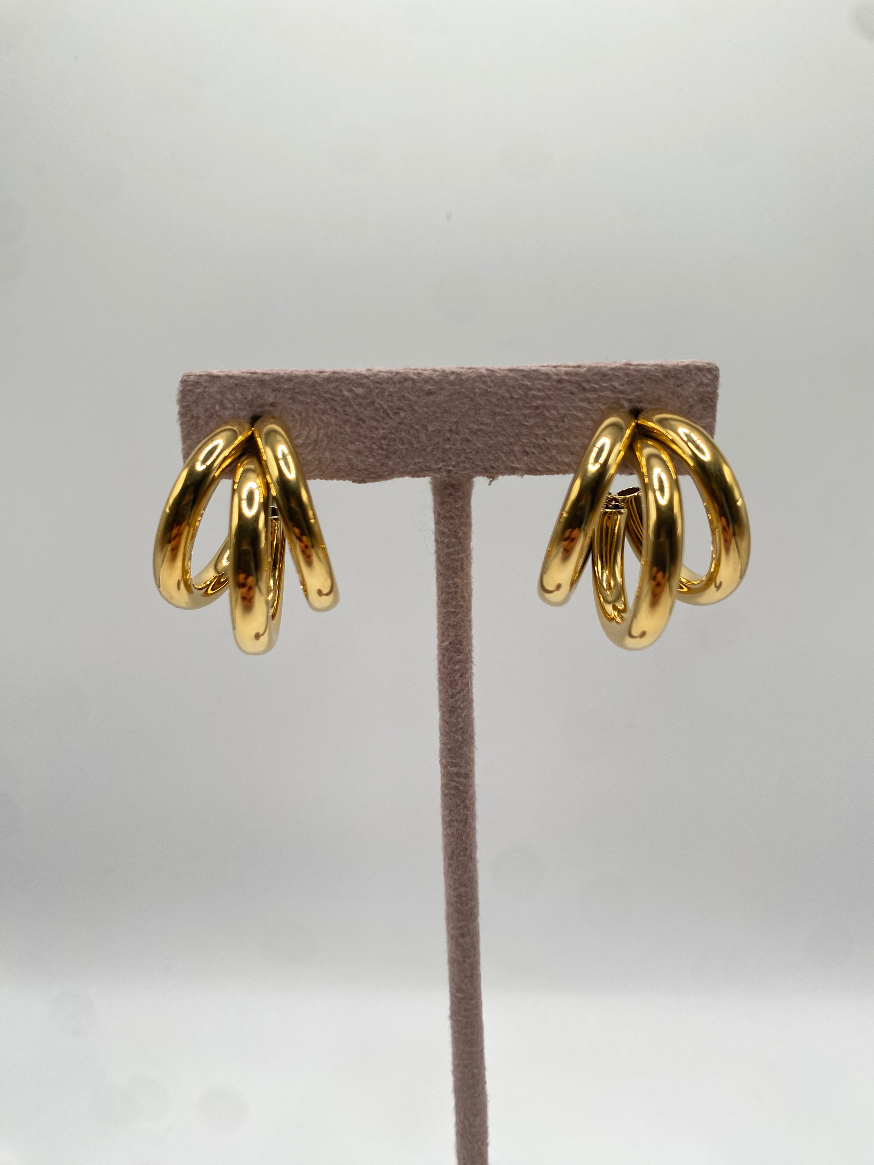 Orecchino DOBLE CERCHIO - ORO