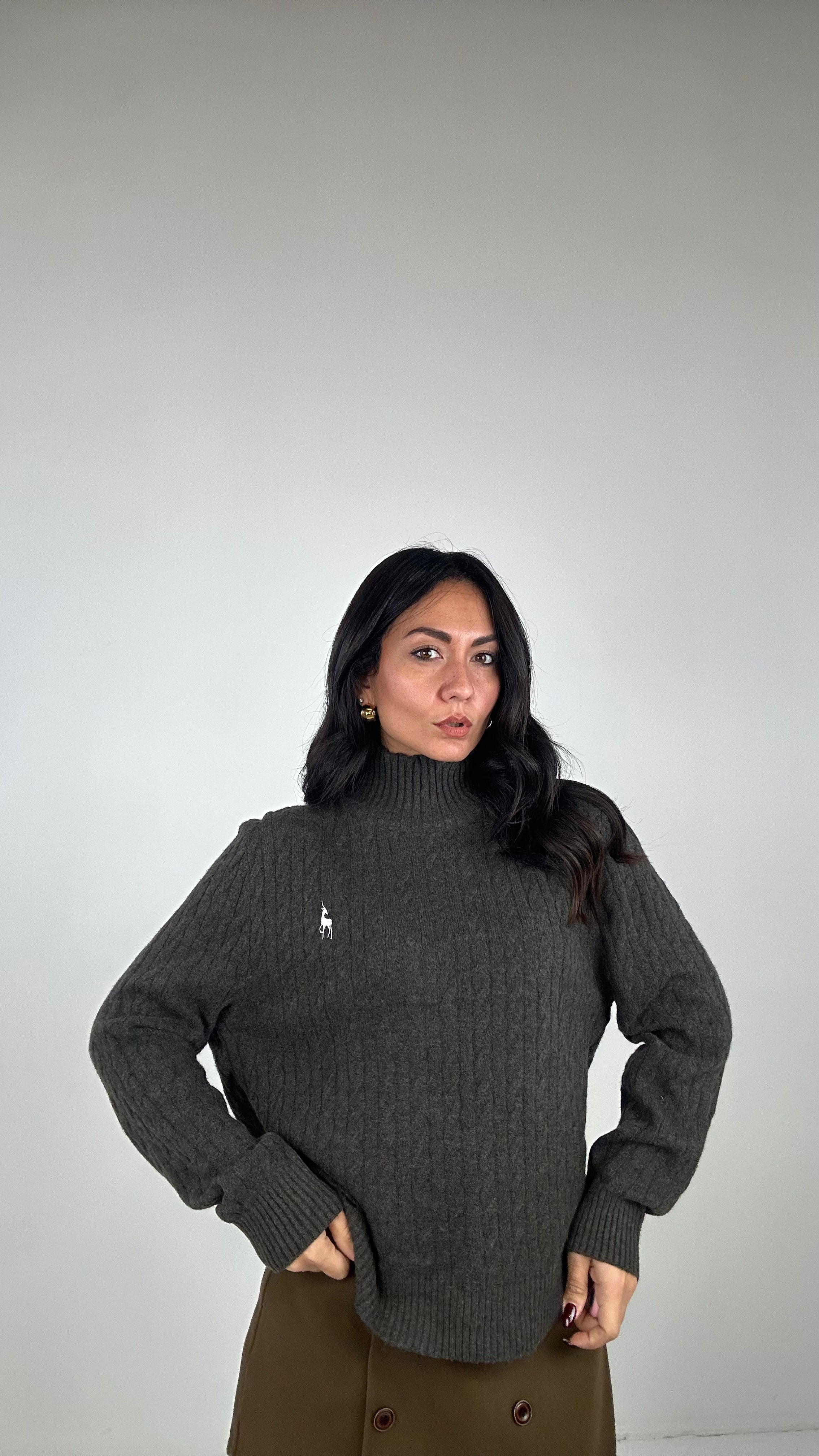 Pull LUPETTO CERVO - VERDE