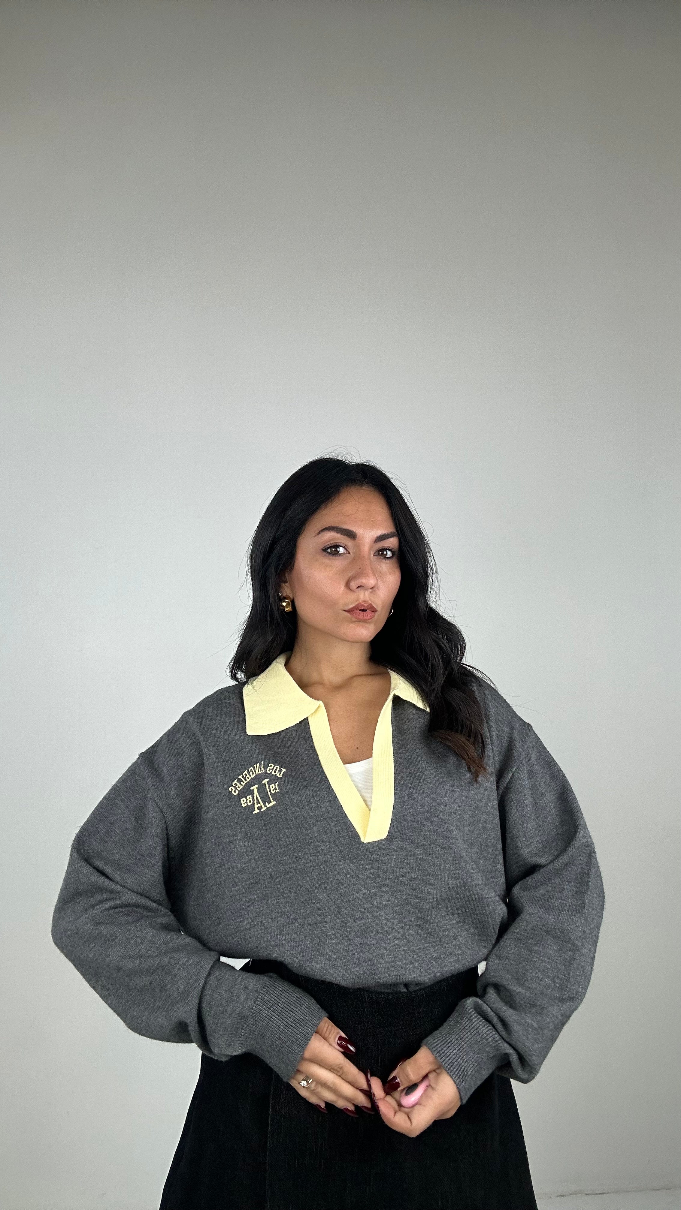 Pull POLO LA 1989 - GRIGIO