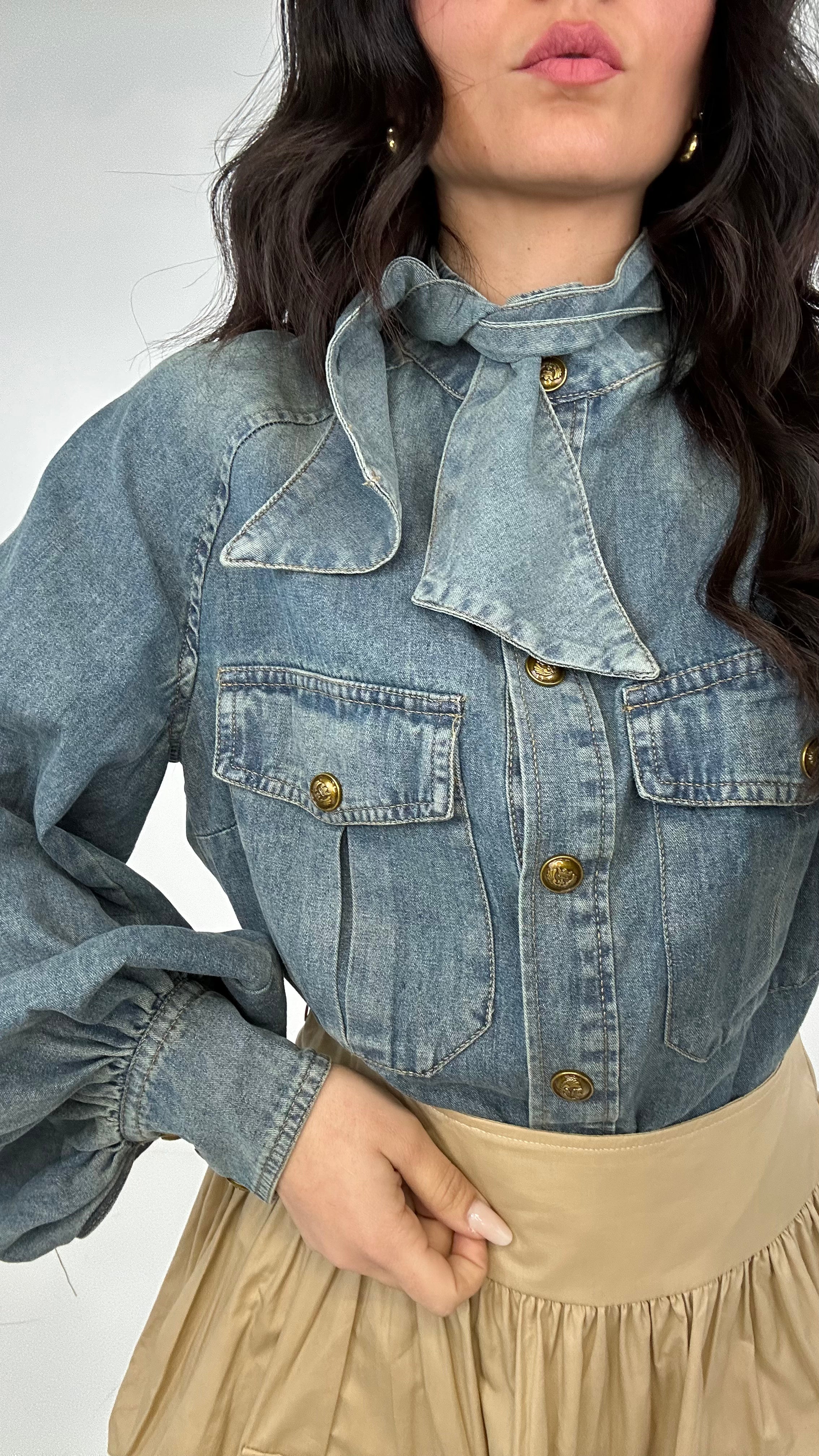 Camicia BOTTON DENIM - JEANS