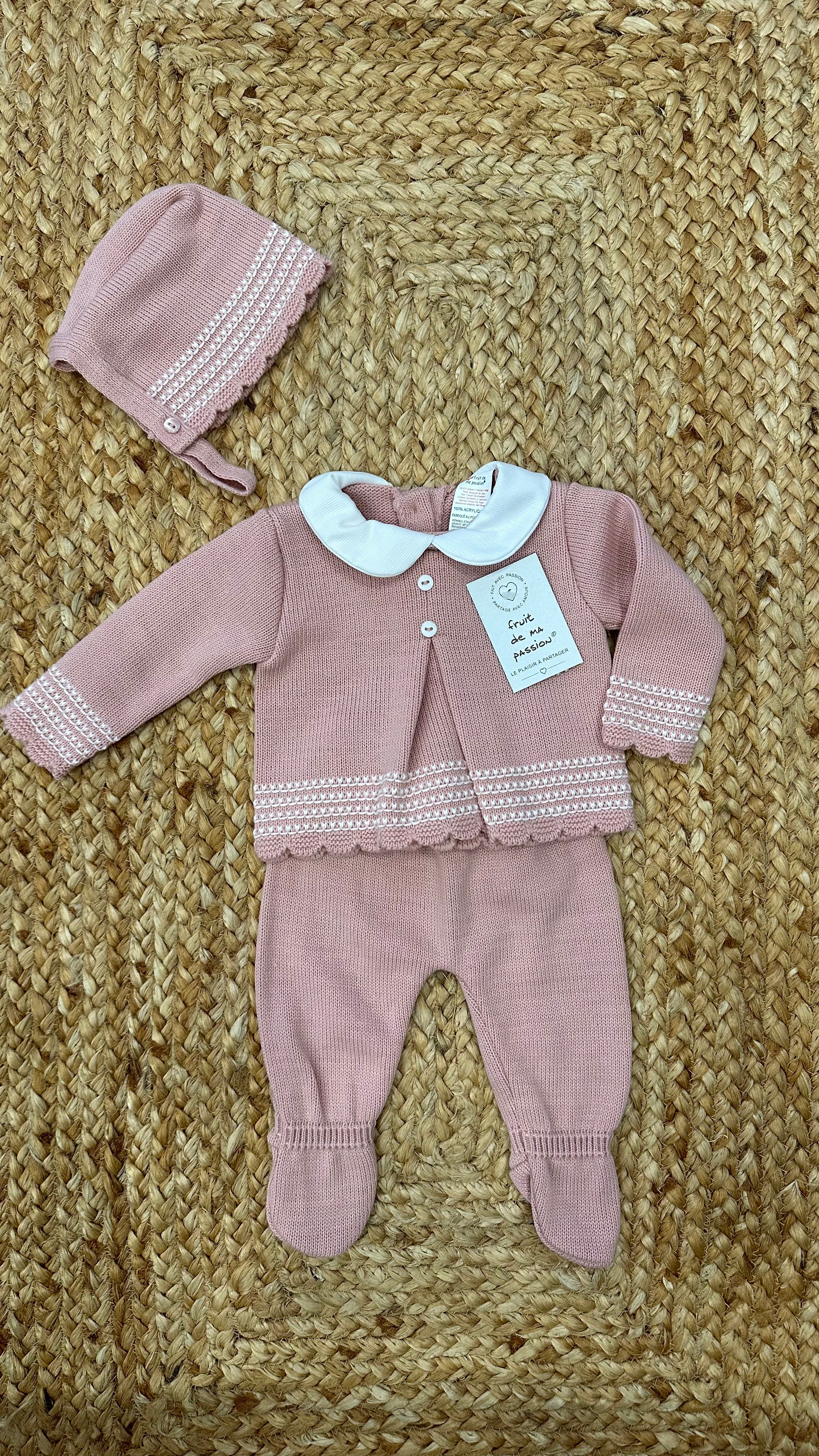 Set FRUIT CAMICINA CON CUFFIETTA - ROSA