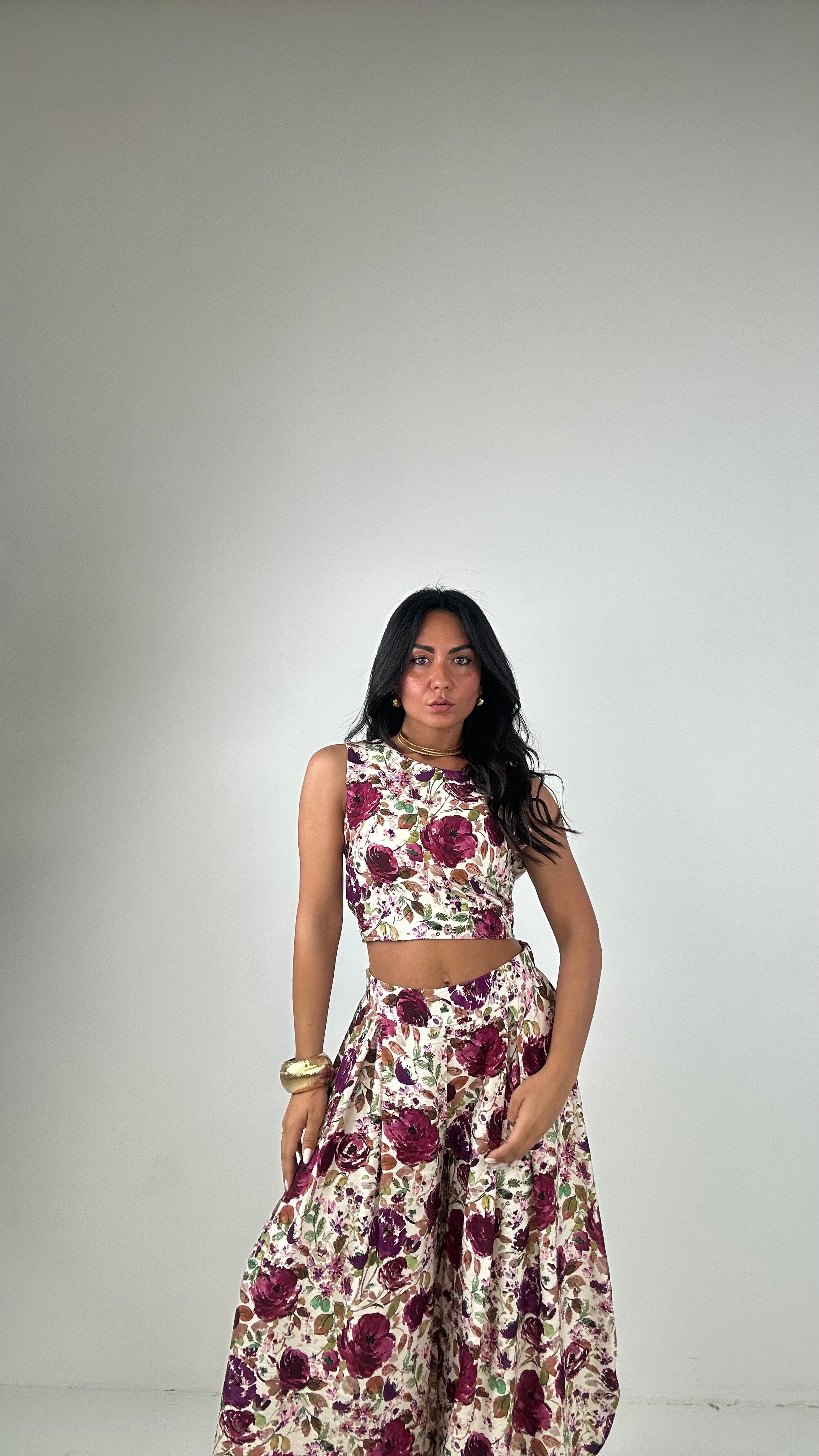 Completo FLOWER ALAD - VIOLA