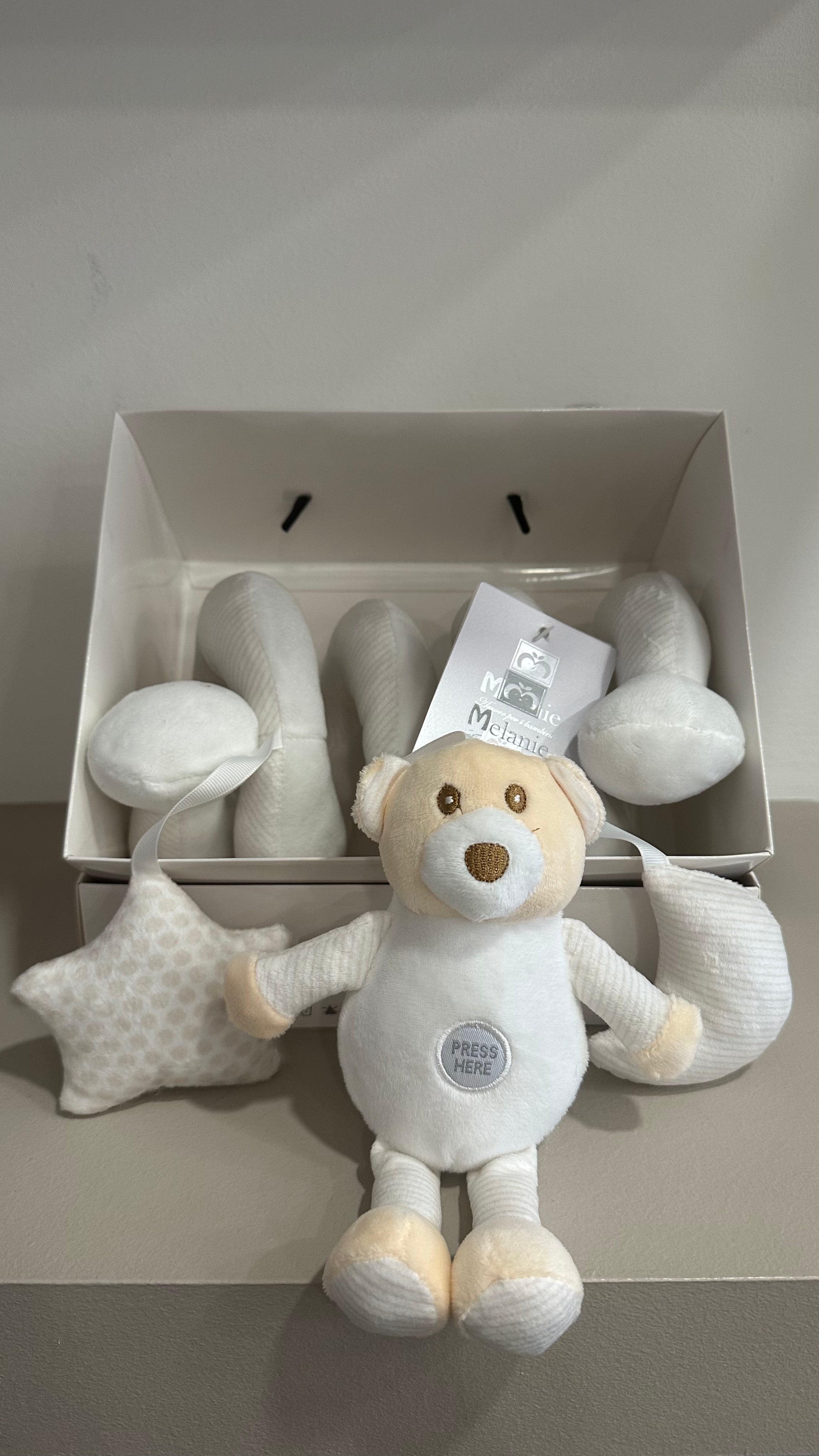 Pupazzetto SONNO CON SUONO - BIANCO