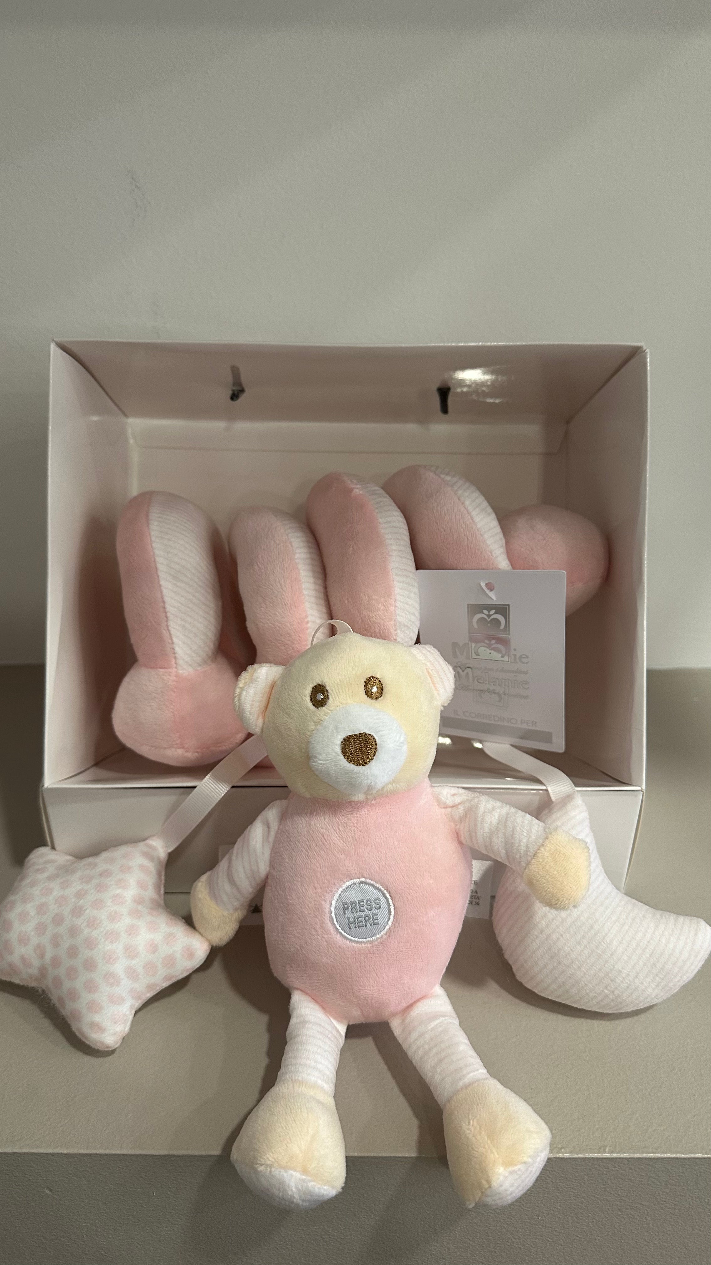 Pupazzetto SONNO CON SUONO - ROSA