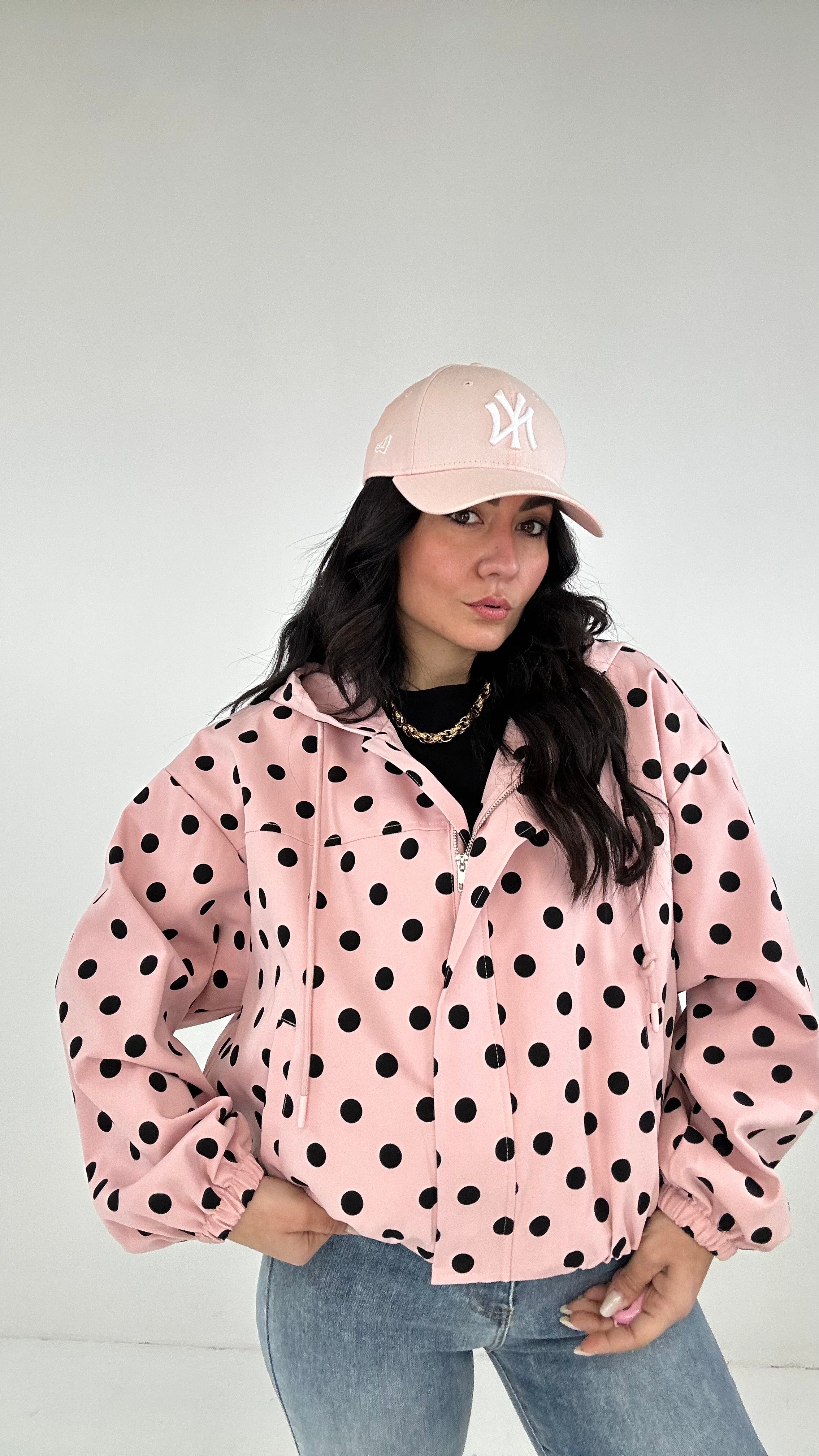 Giubbino A POIS - ROSA