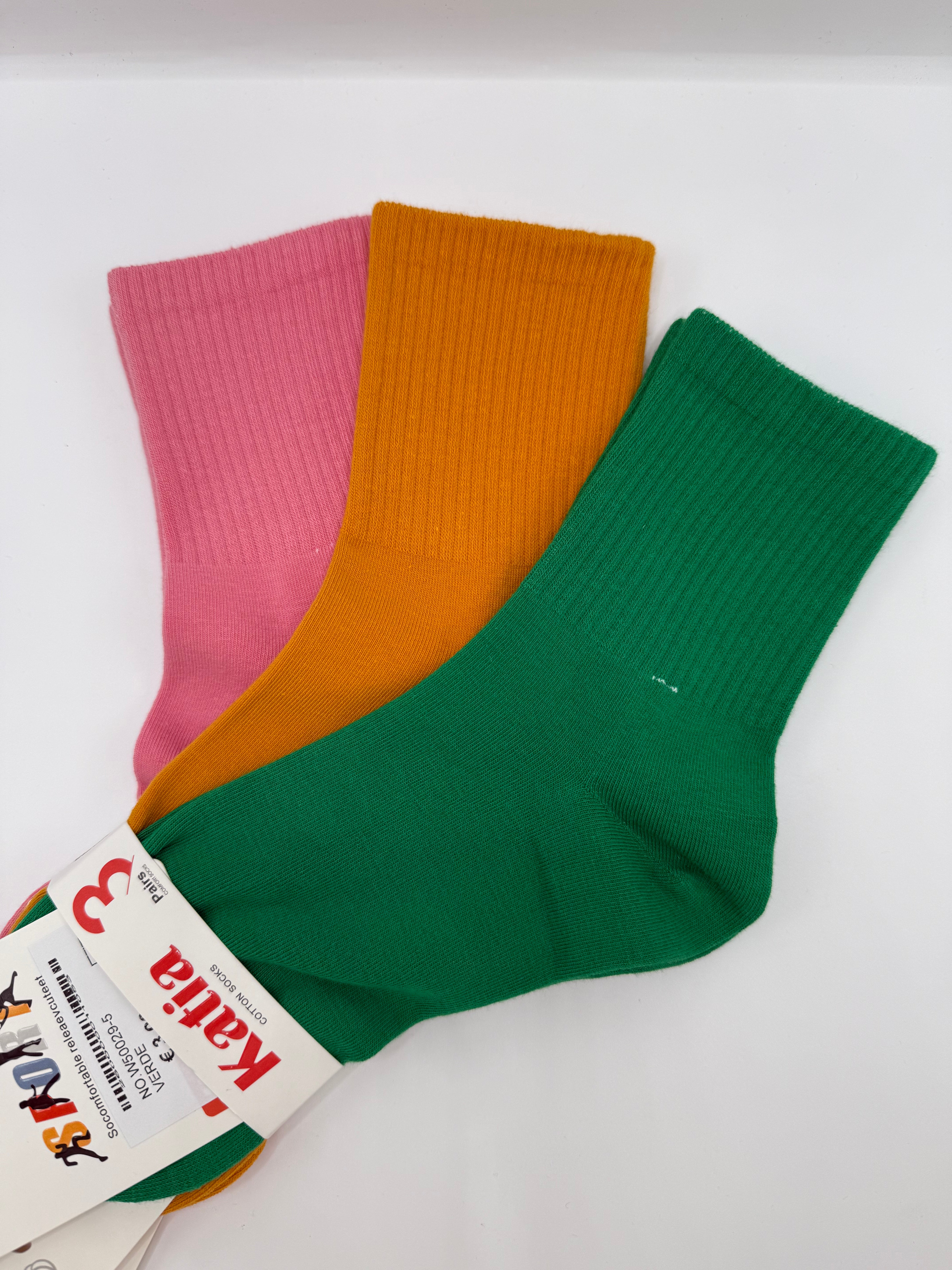 Tris CALZE SPRING - VERDE