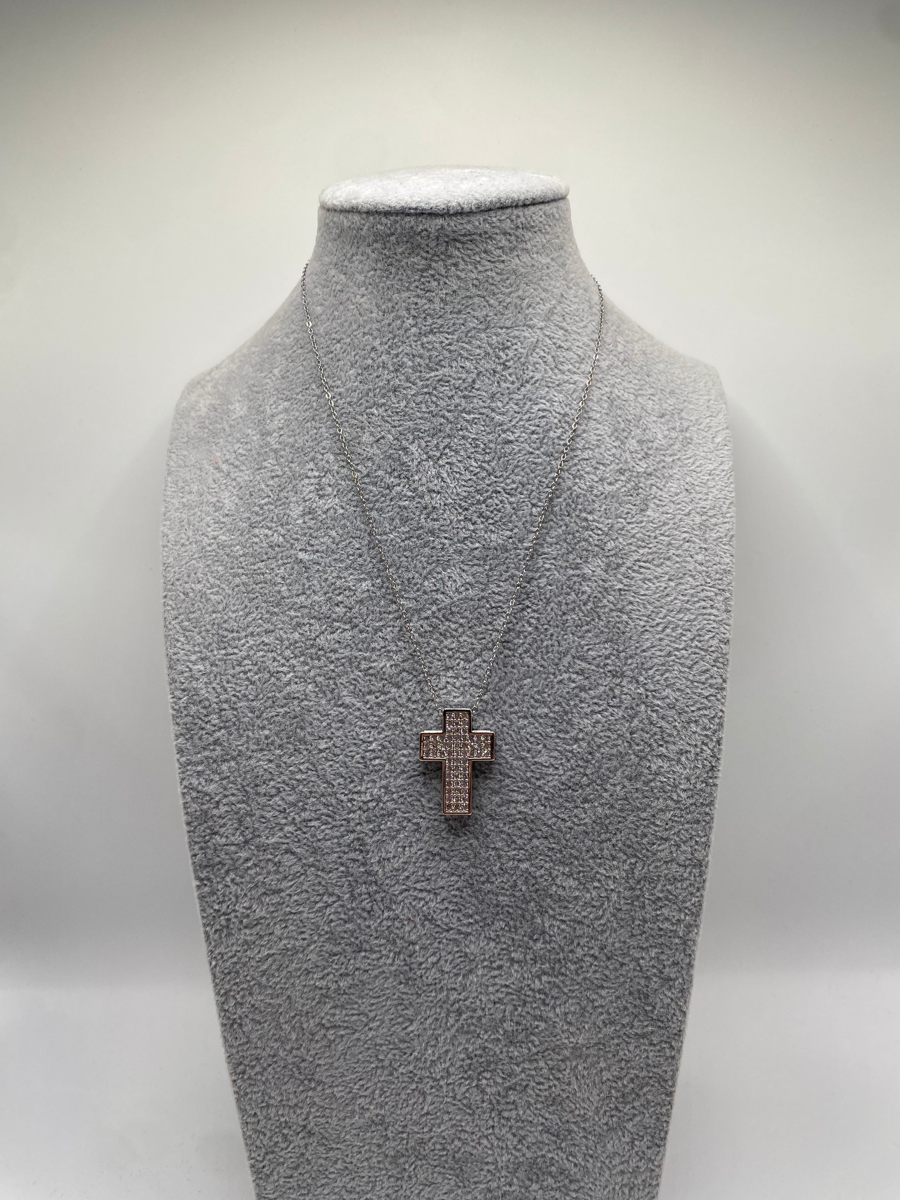 Collana CROCE BIG - ARGENTO