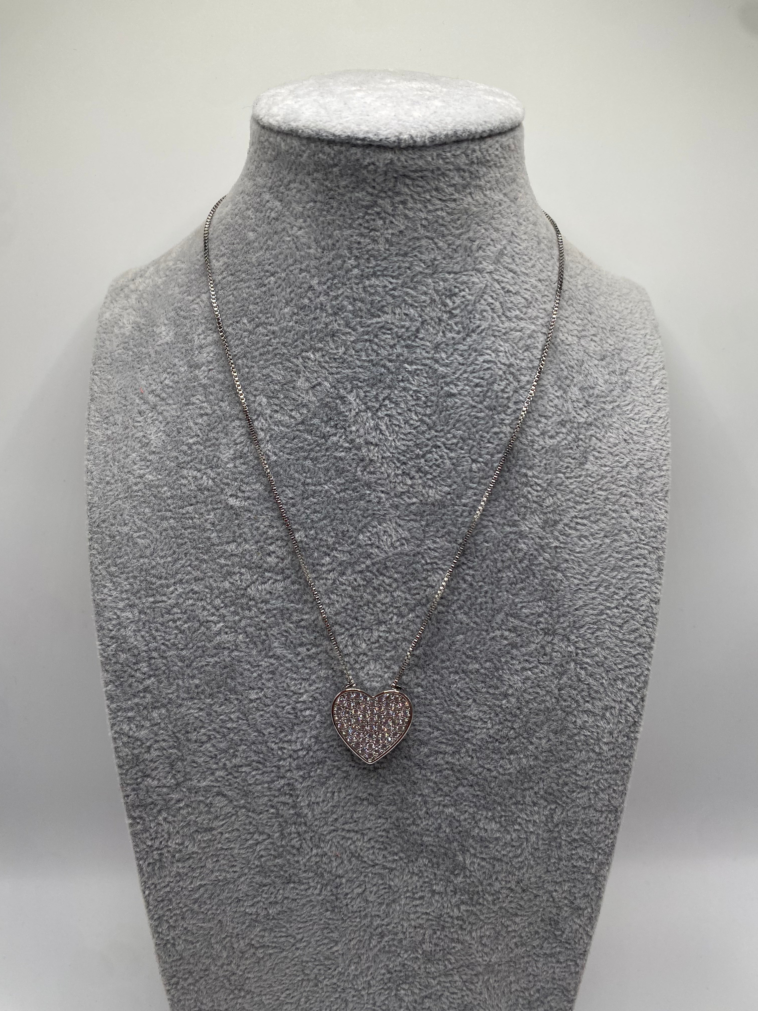 Collana CUORE BRILL - ARGENTO