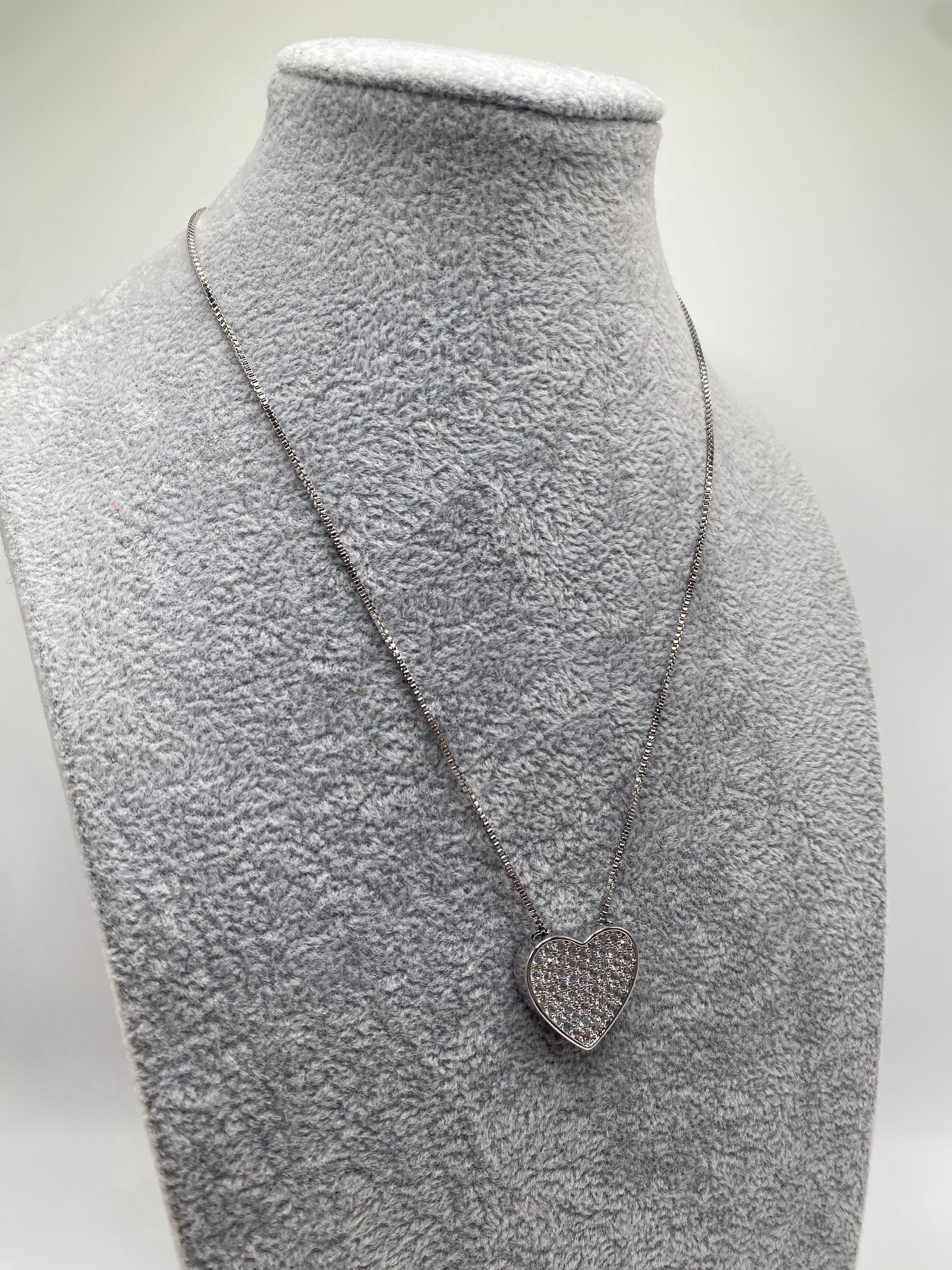 Collana CUORE BRILL - ARGENTO
