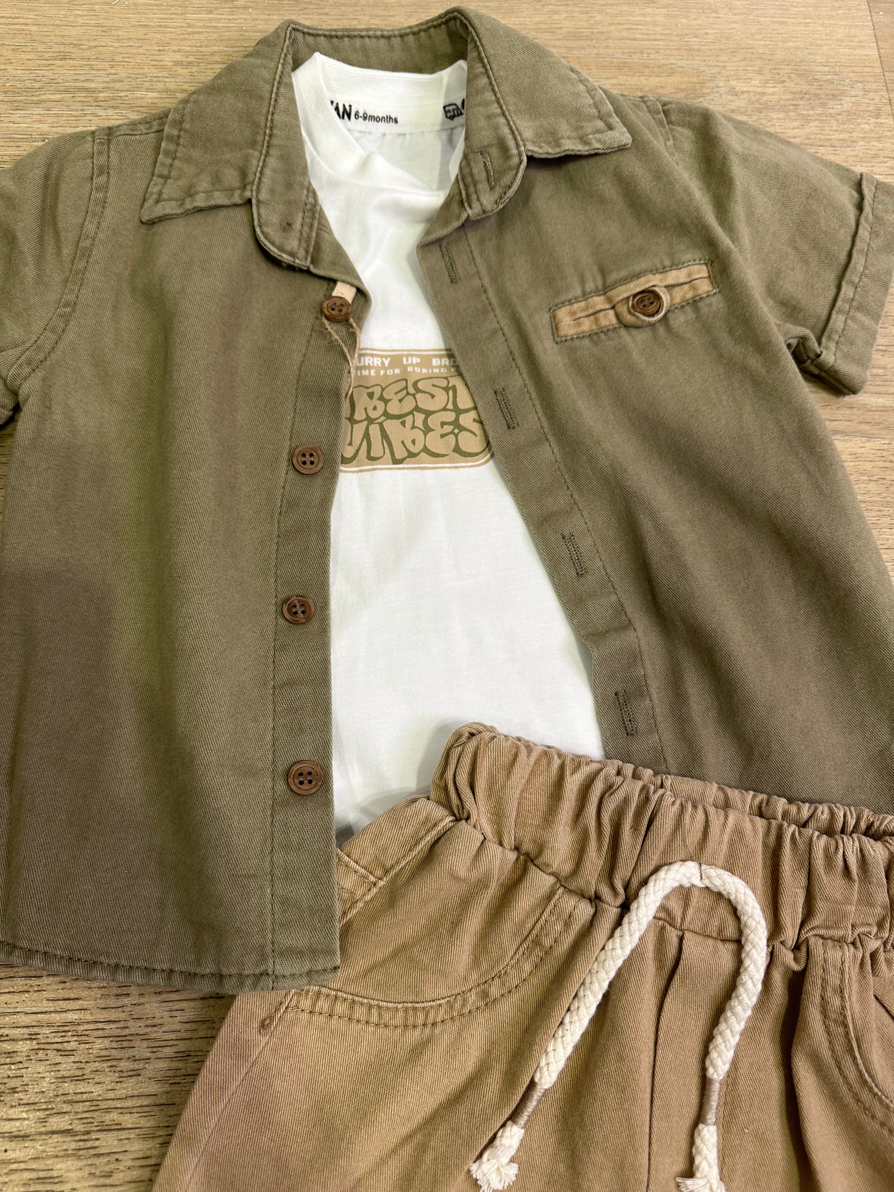 Completo CARAVAN 6-24M - VERDE MILITARE