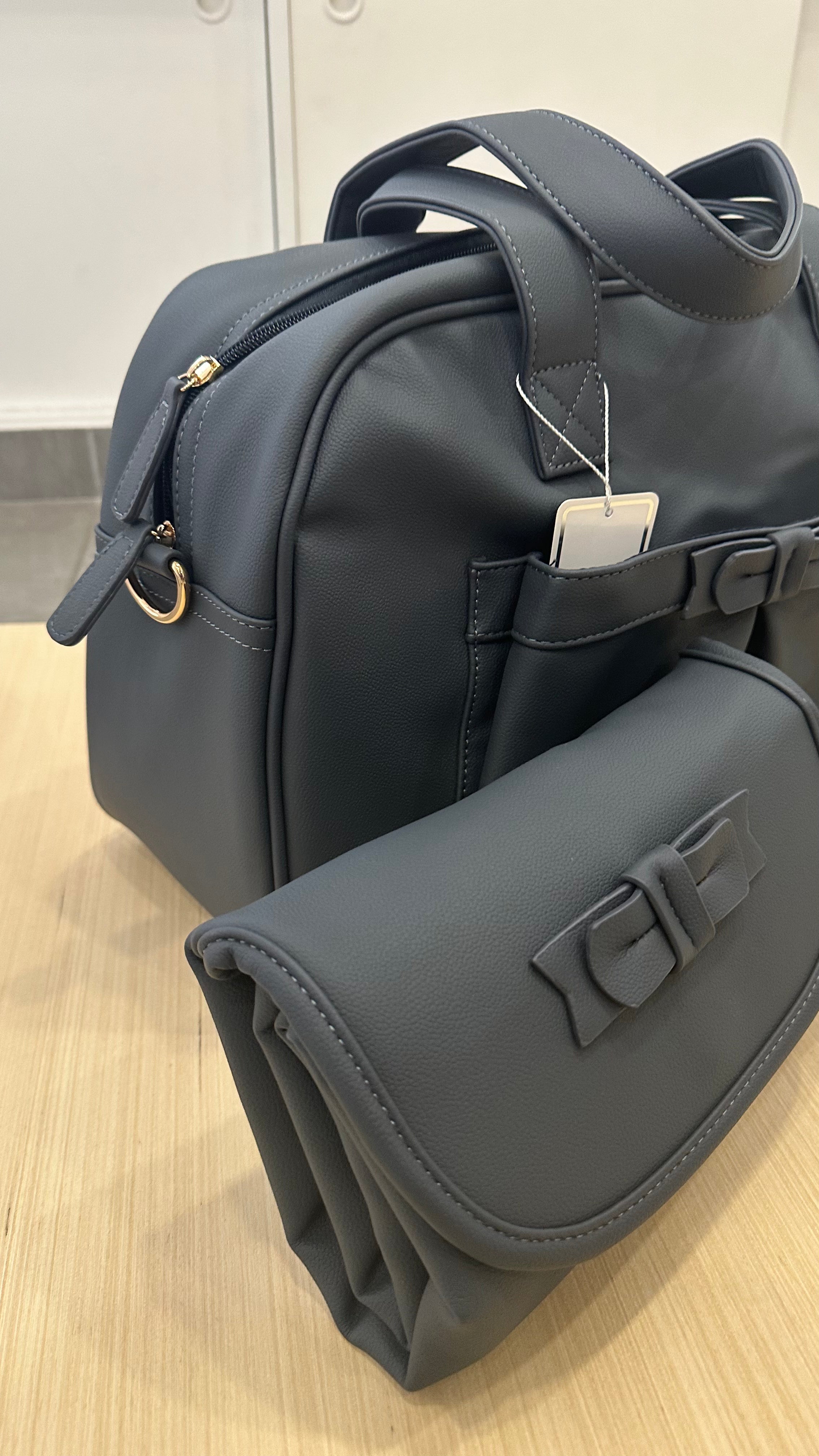 Borsa NASCITA CON FASCIATOIO E PORTACIUCCIO - BLU
