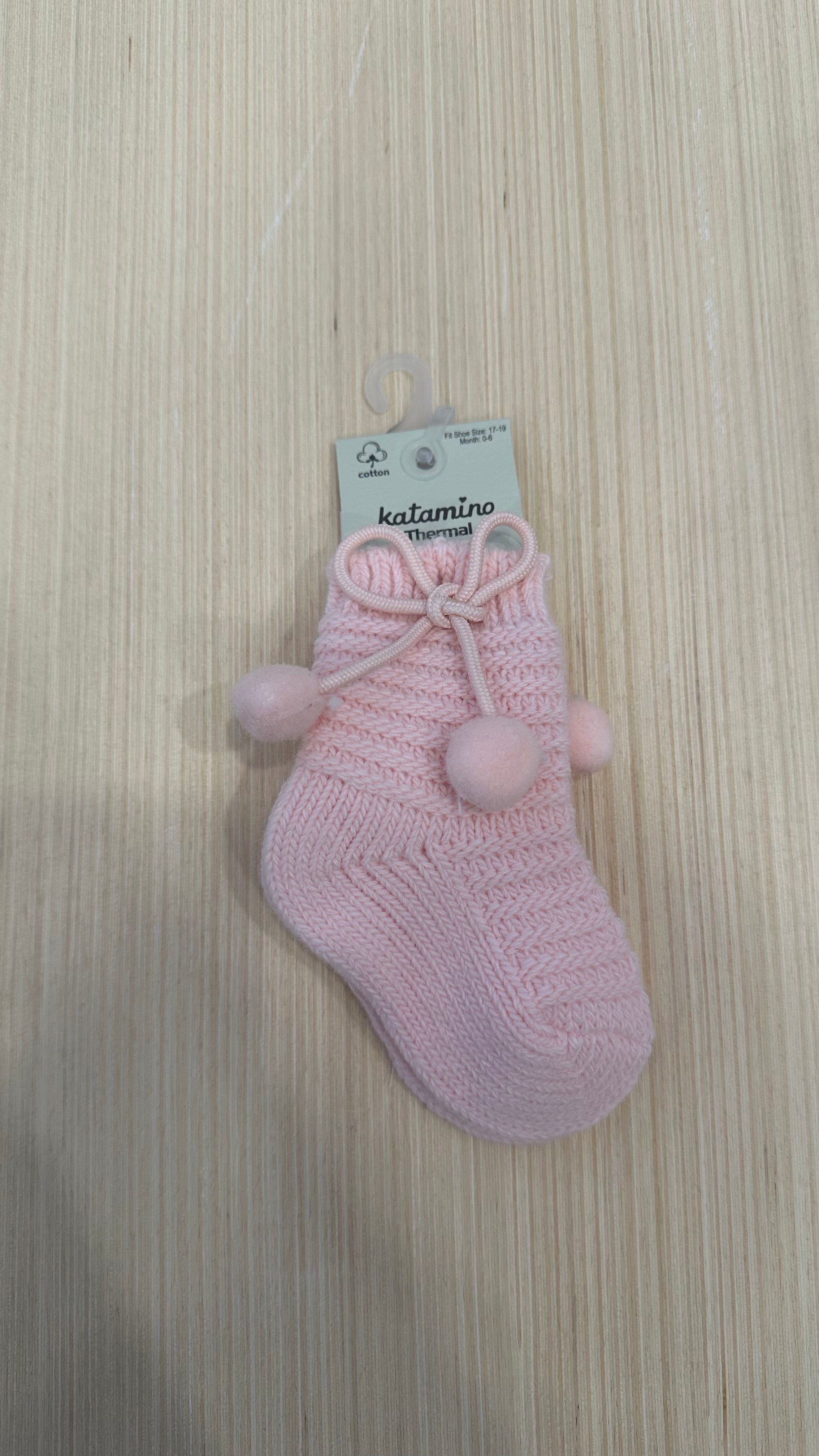 Babucce DOPPIO PON 0-6M - ROSA