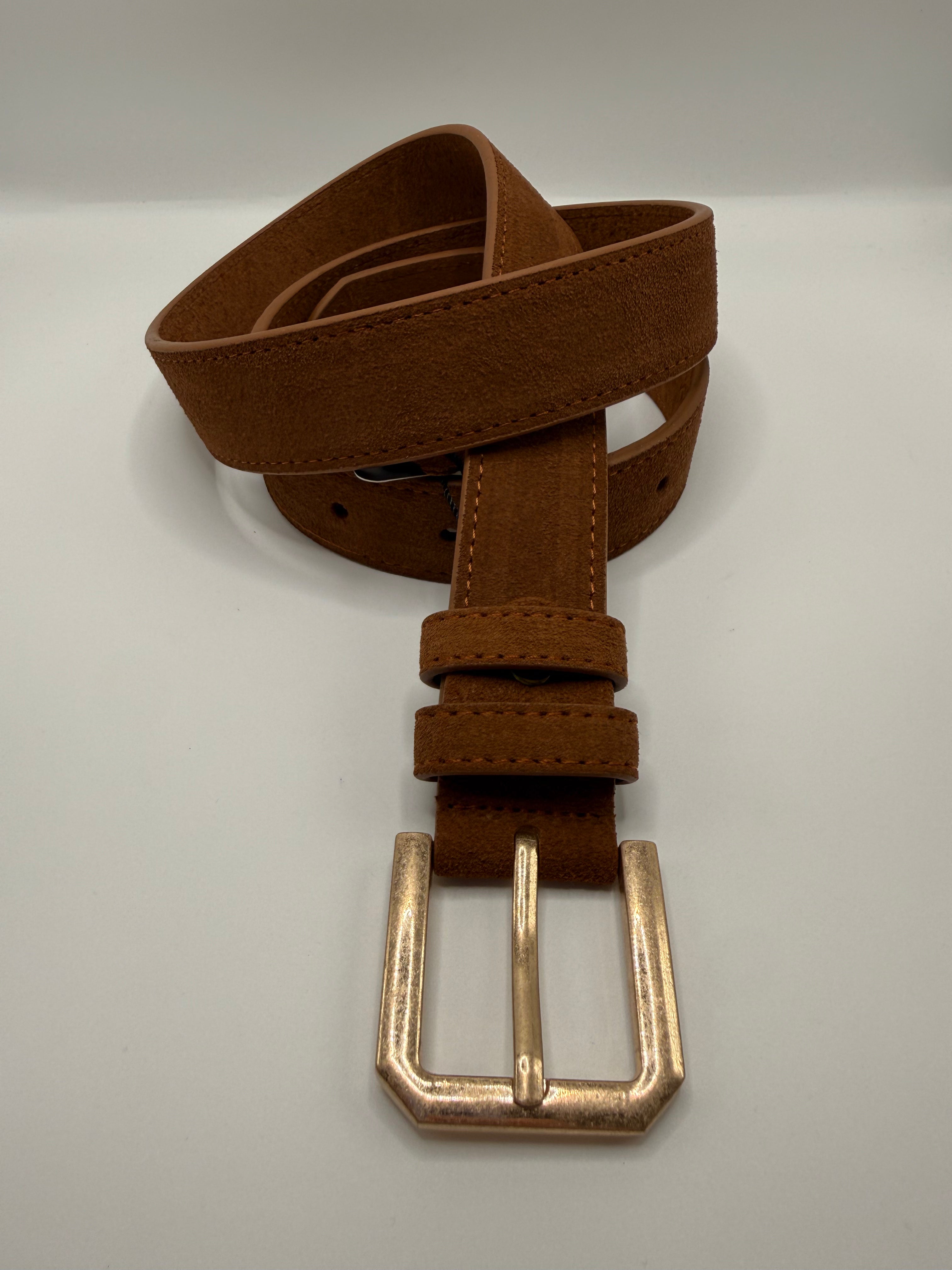 Cintura CAMOSC QUADR - CAMMELLO