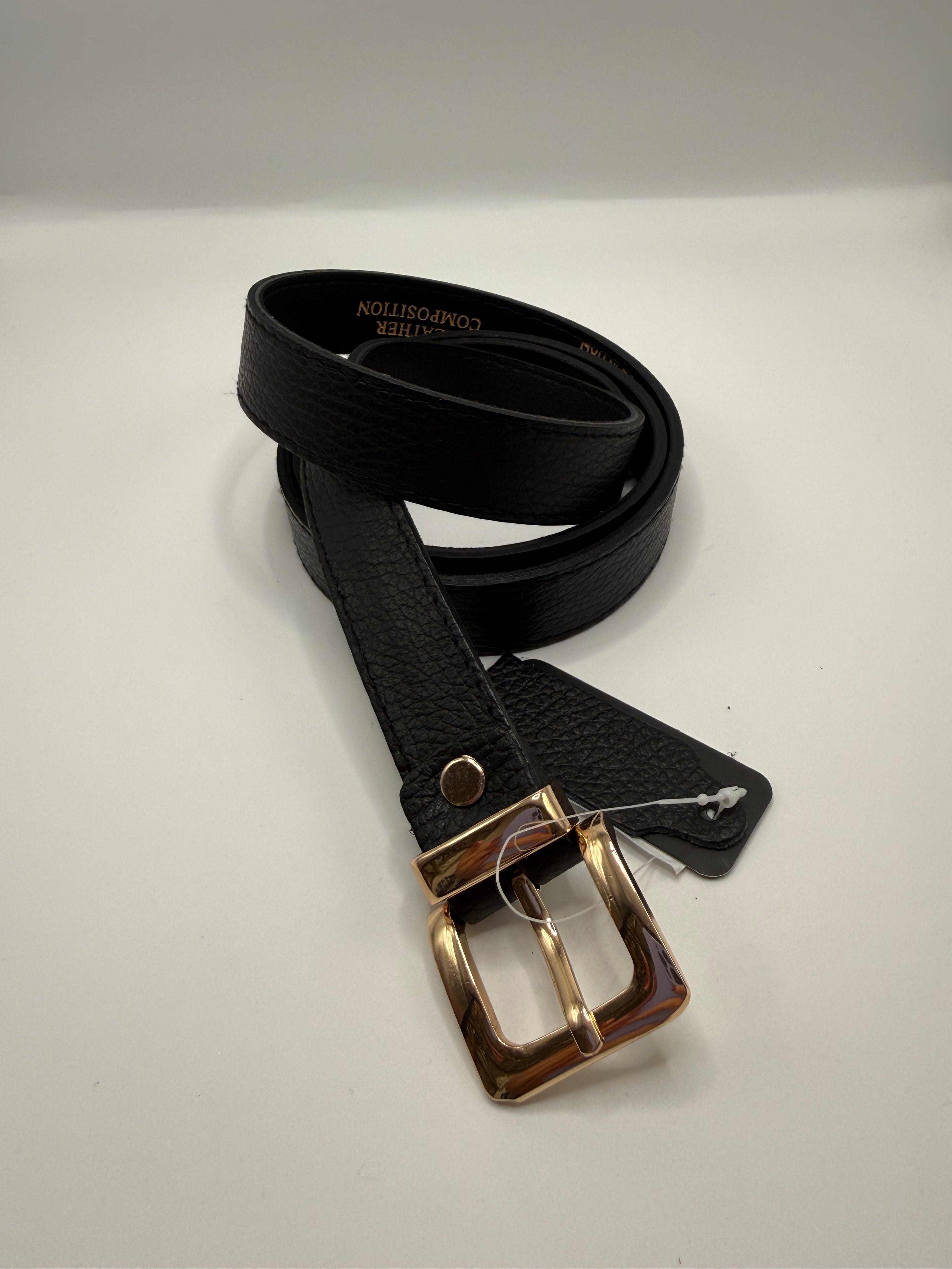 Cintura PELLE VERA QUAD - NERO