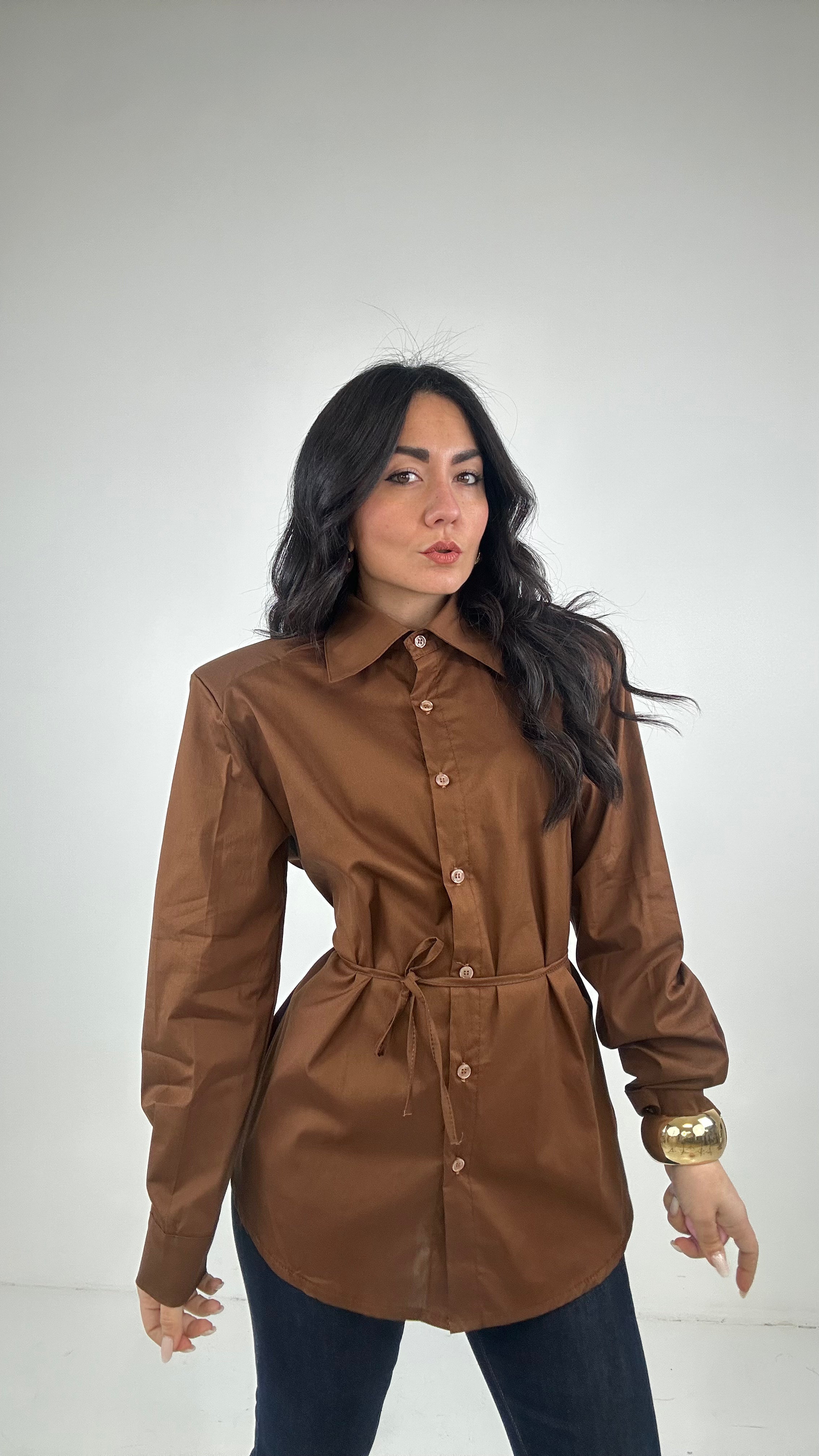 Camicia SPALLA - MARRONE