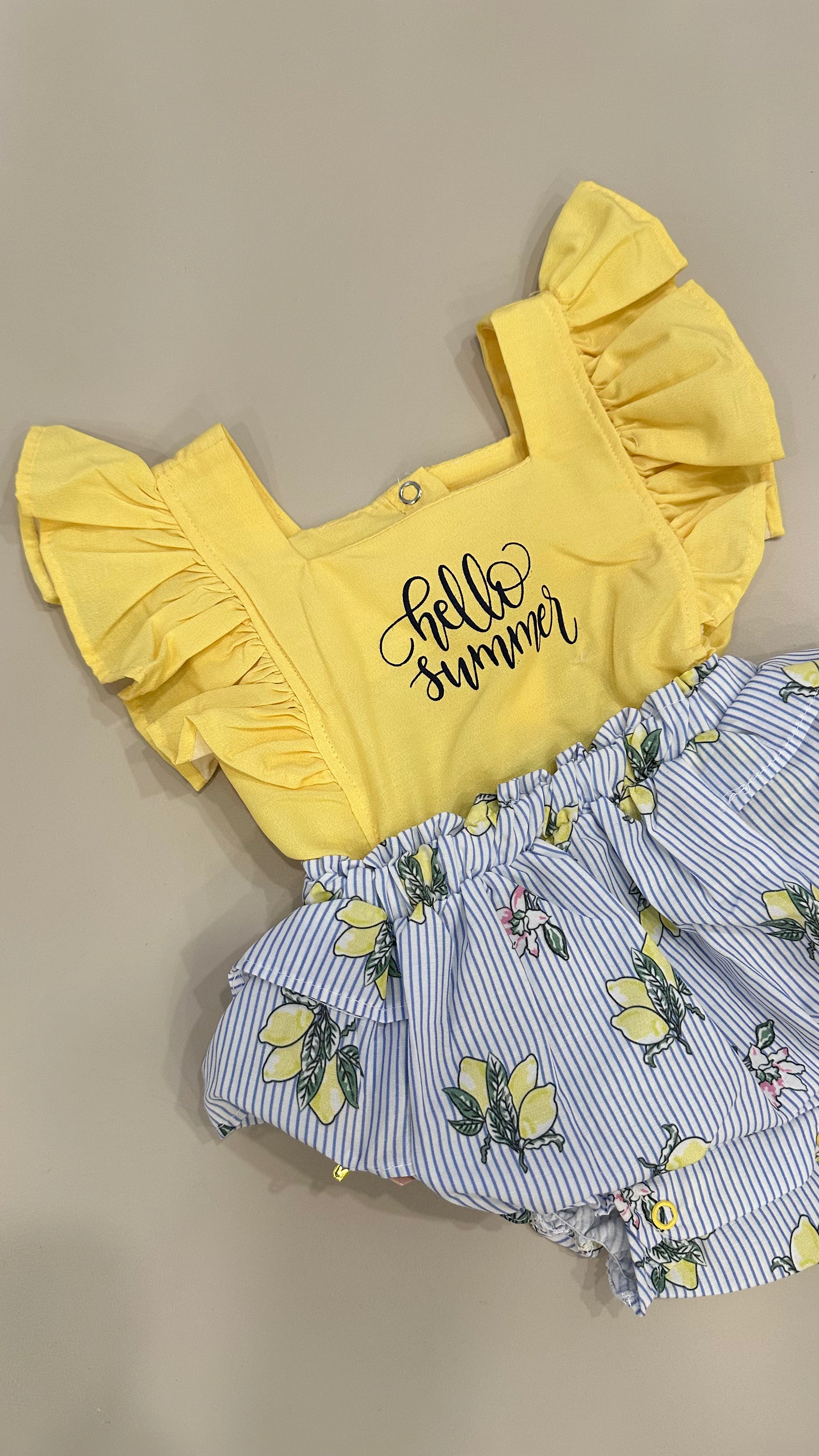 Pagliaccetto LIMON 6-24M - GIALLO