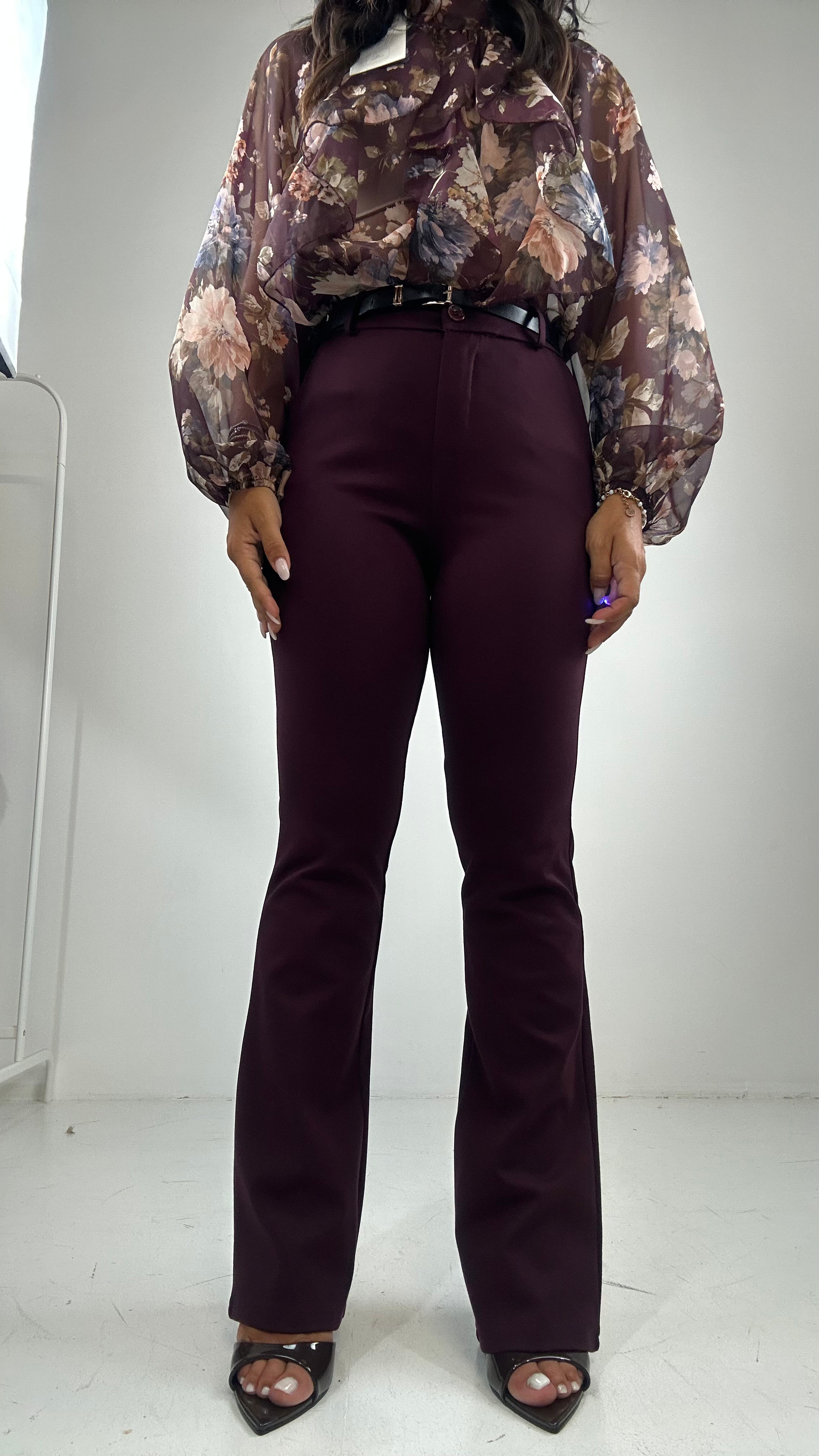 Pantalone ZAMPA PUNTO MILANO - BORDEAUX