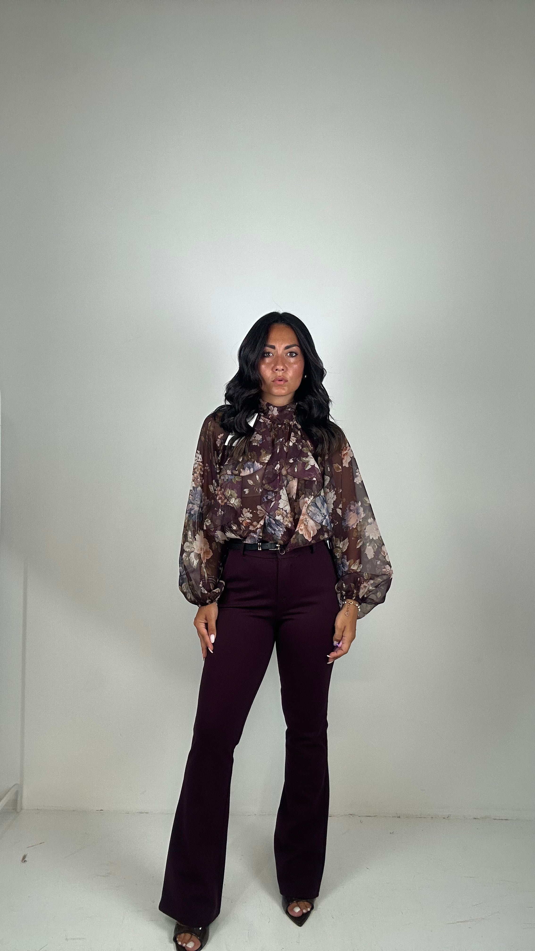 Pantalone ZAMPA PUNTO MILANO - BORDEAUX