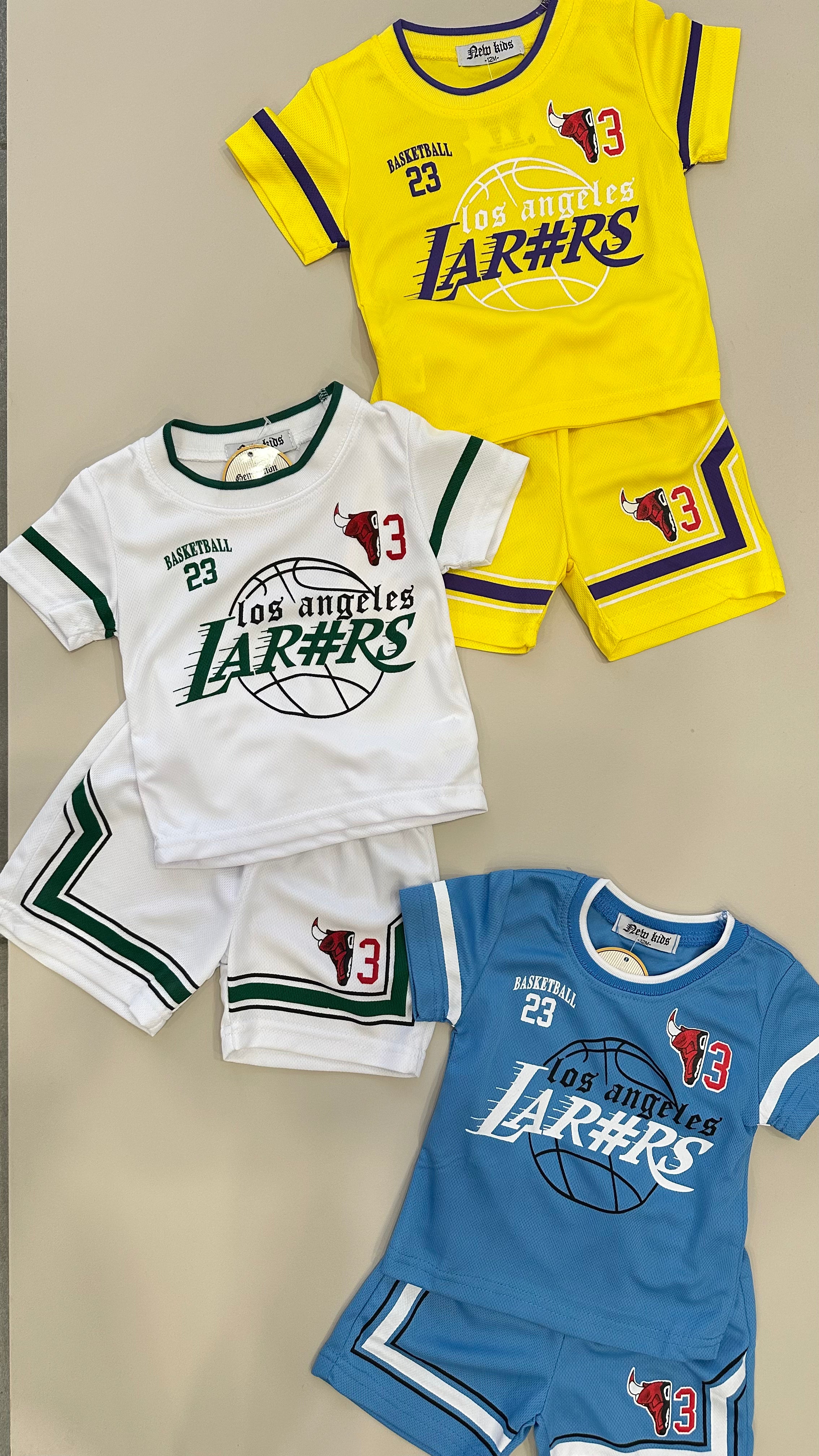 Coordinato BASKEBALL 12-36M - GIALLO