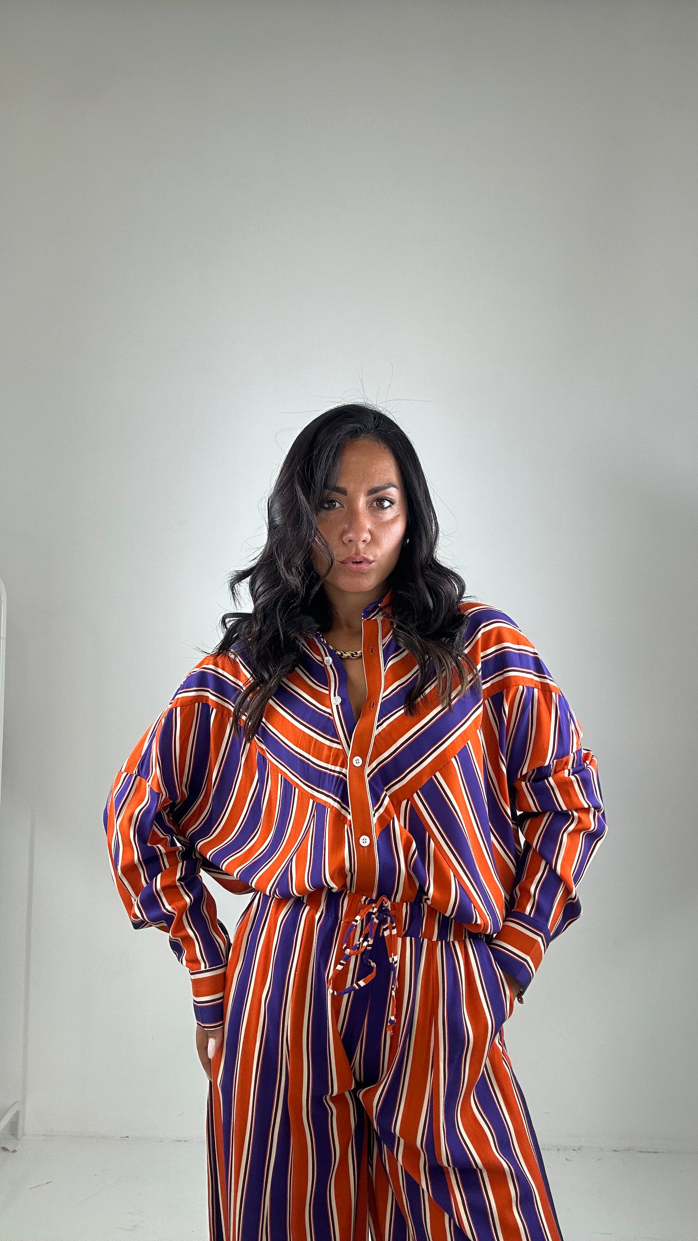 Camicia LUMINA CIRCO - ARANCIO
