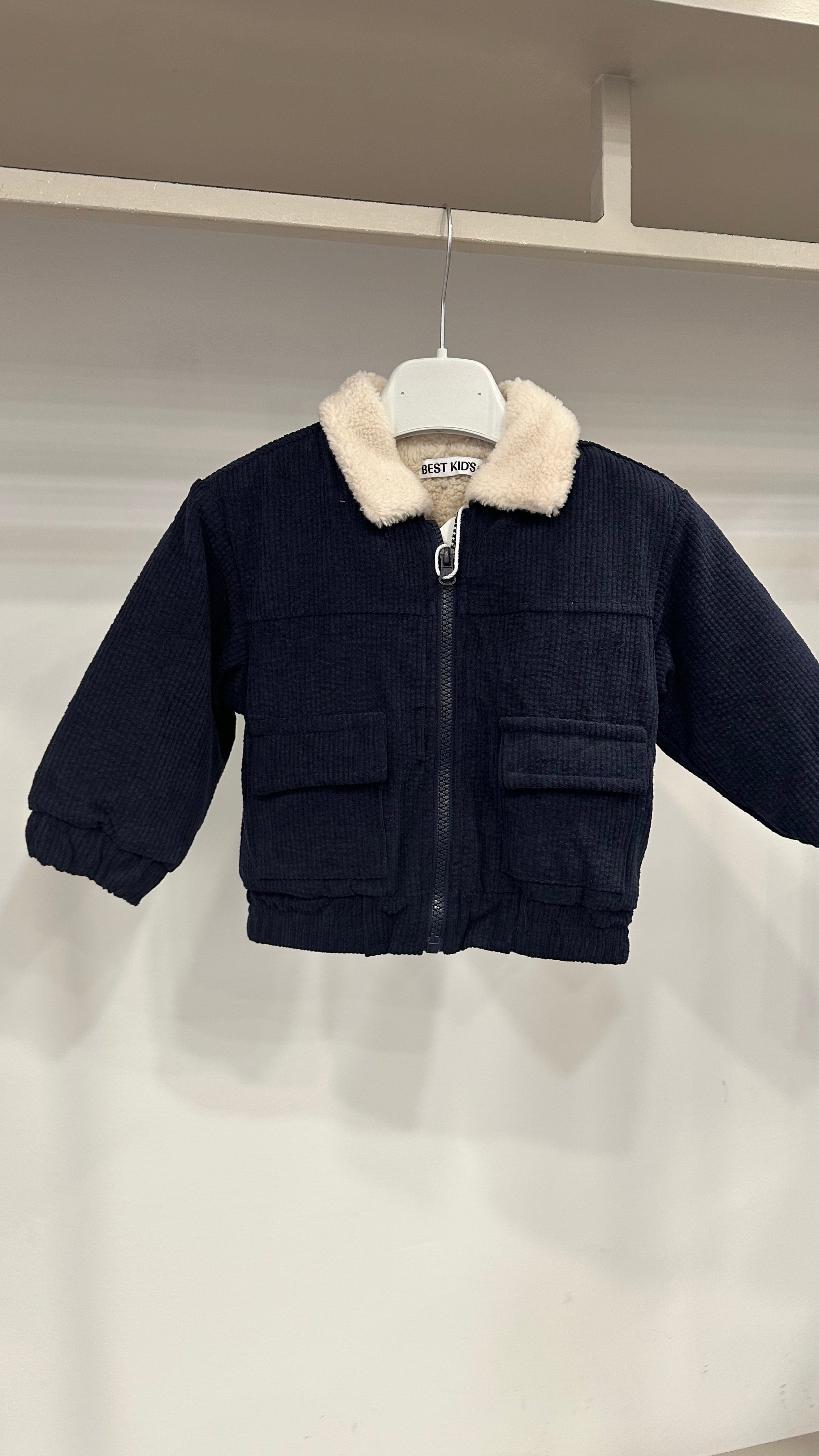 Giubbino VELLUTO 12-36M - BLU